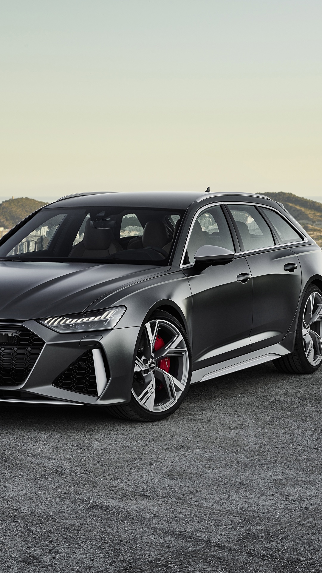 1080x1920  Image Audi Station wagon Avant RS 6 2019 gray auto 1080x1920