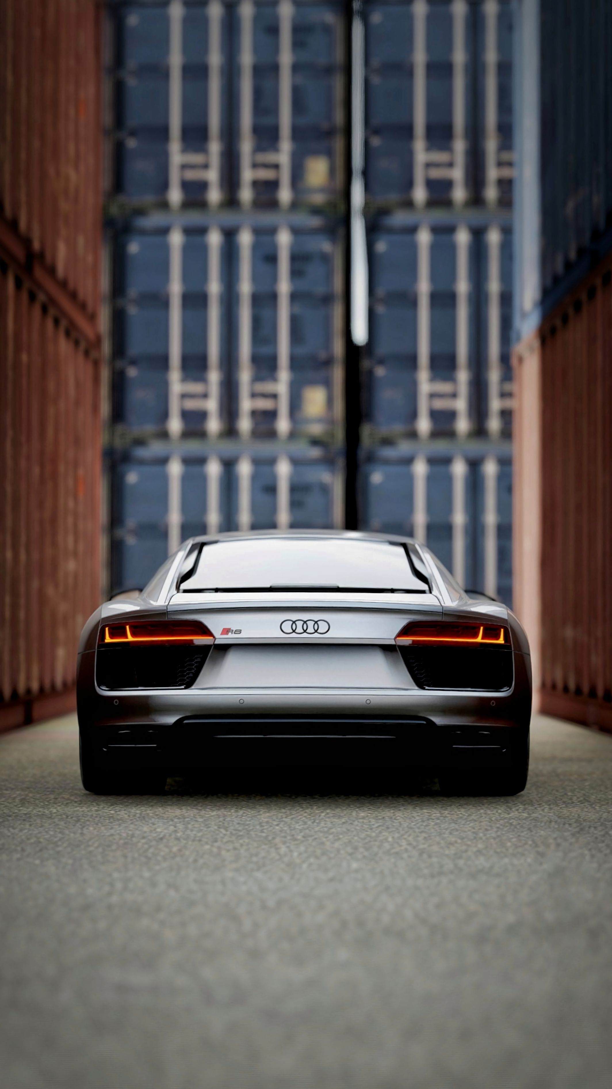 2128x3782  Mobile wallpaper: Audi, Cars, Car, Bumper, Foliage, Autumn, Front View,  71441 download the picture for free.