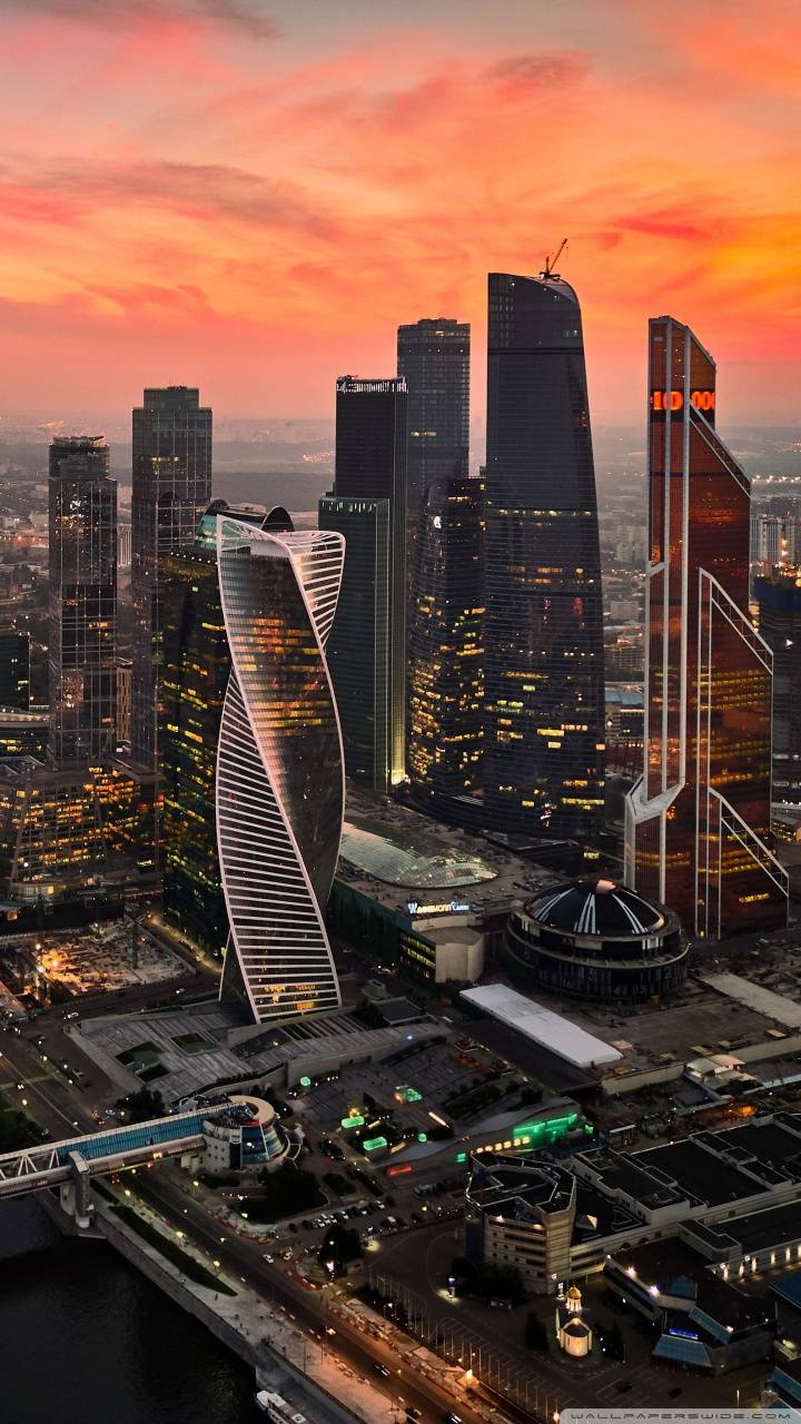 720x1280  Moscow City обои на телефон (27 фото)