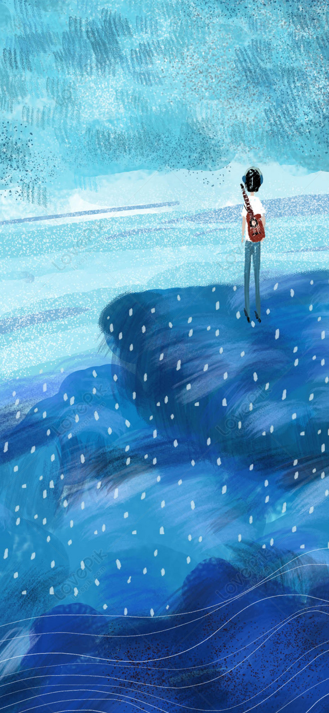 650x1407  Музыка и море телефон обои изображение_Фото номер 400570141_JPG Формат  изображения_ru.lovepik.com