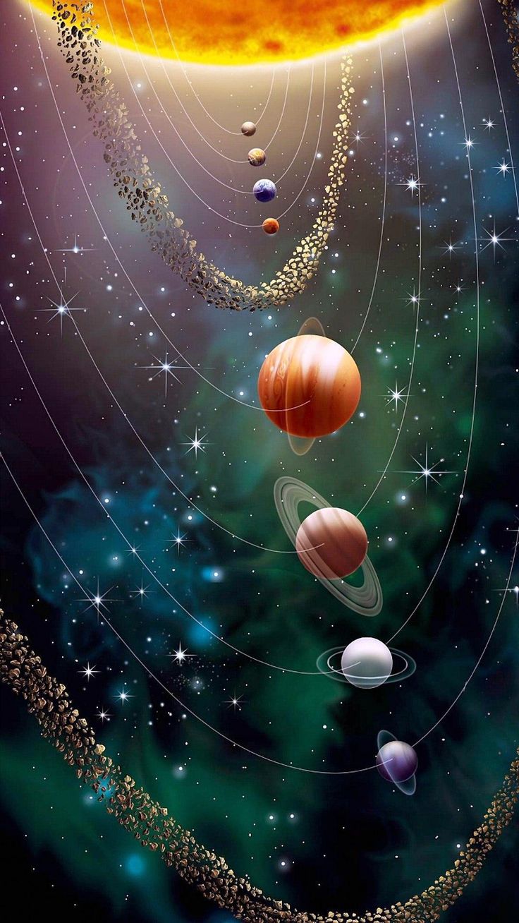 736x1308  The living planet. Our solar system. JW.ORG | Planets wallpaper, Galaxy  wallpaper, Wallpaper space