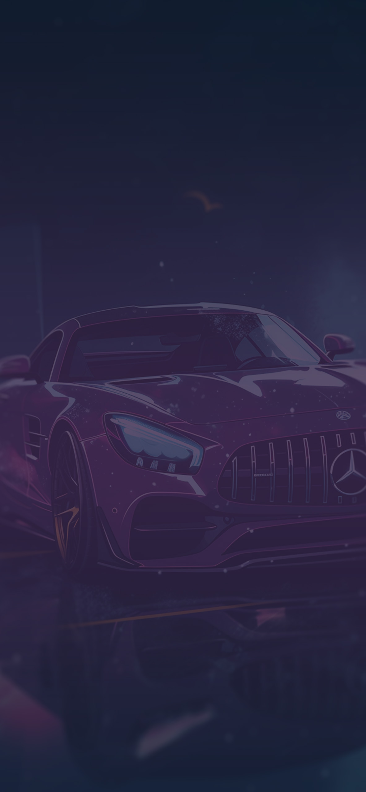 1183x2560  Фиолетовый Mercedes-Benz AMG GT Обои - Клан Обои