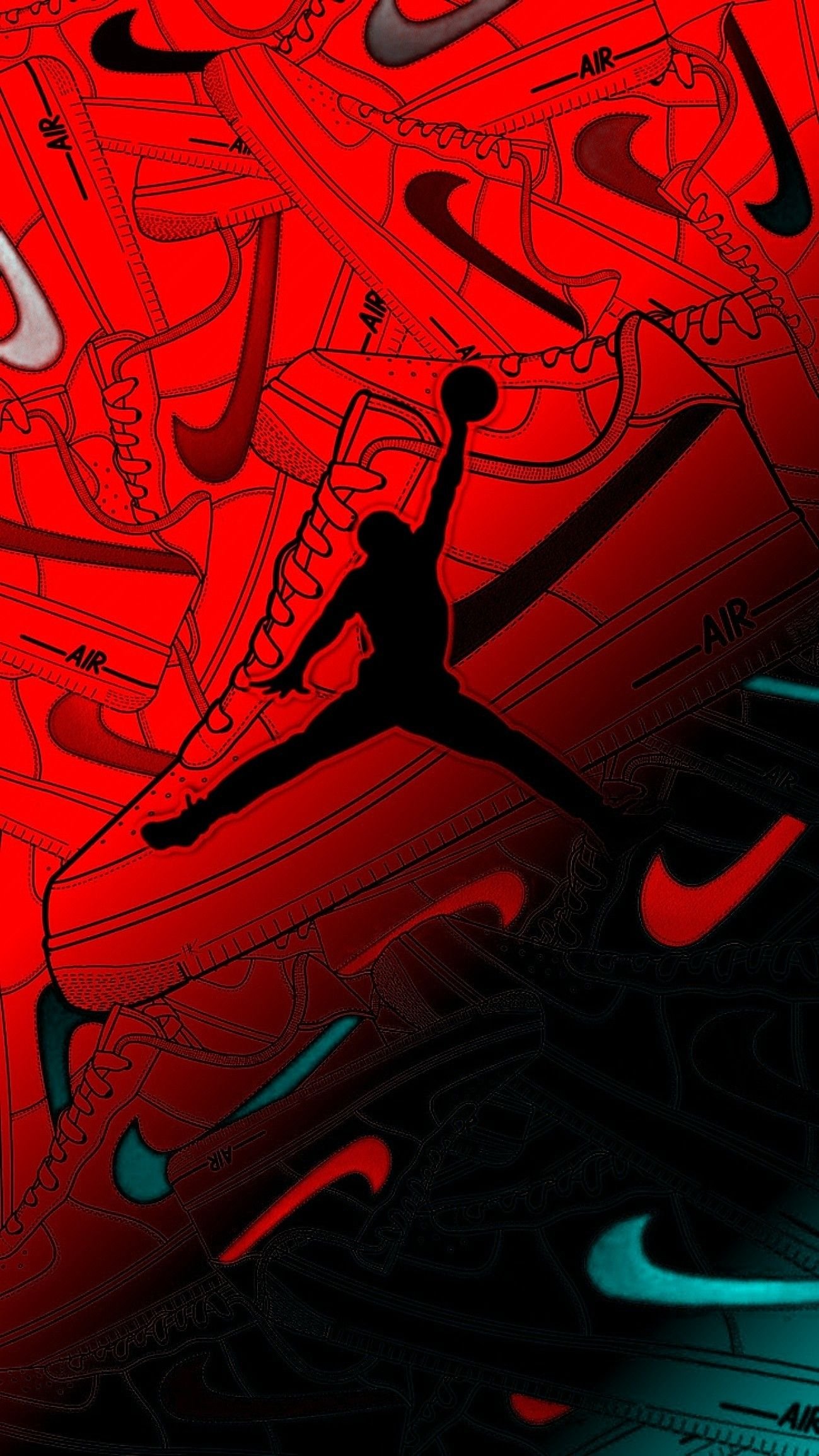 1299x2309  Обои на телефон найк джордан - 63 фото