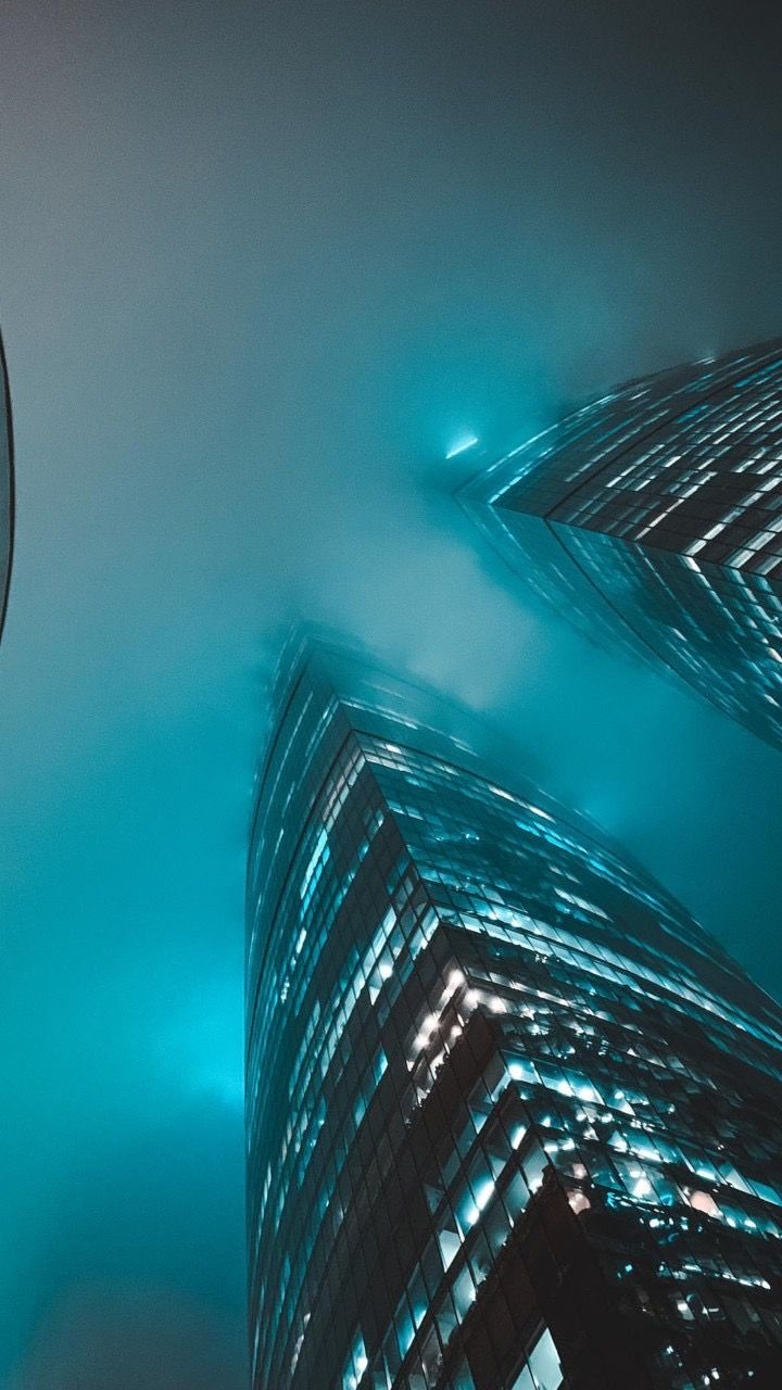 720x1280  ОБОИ НА ТЕЛЕФОН | Цветочная живопись на холсте, Здания, Небоскреб