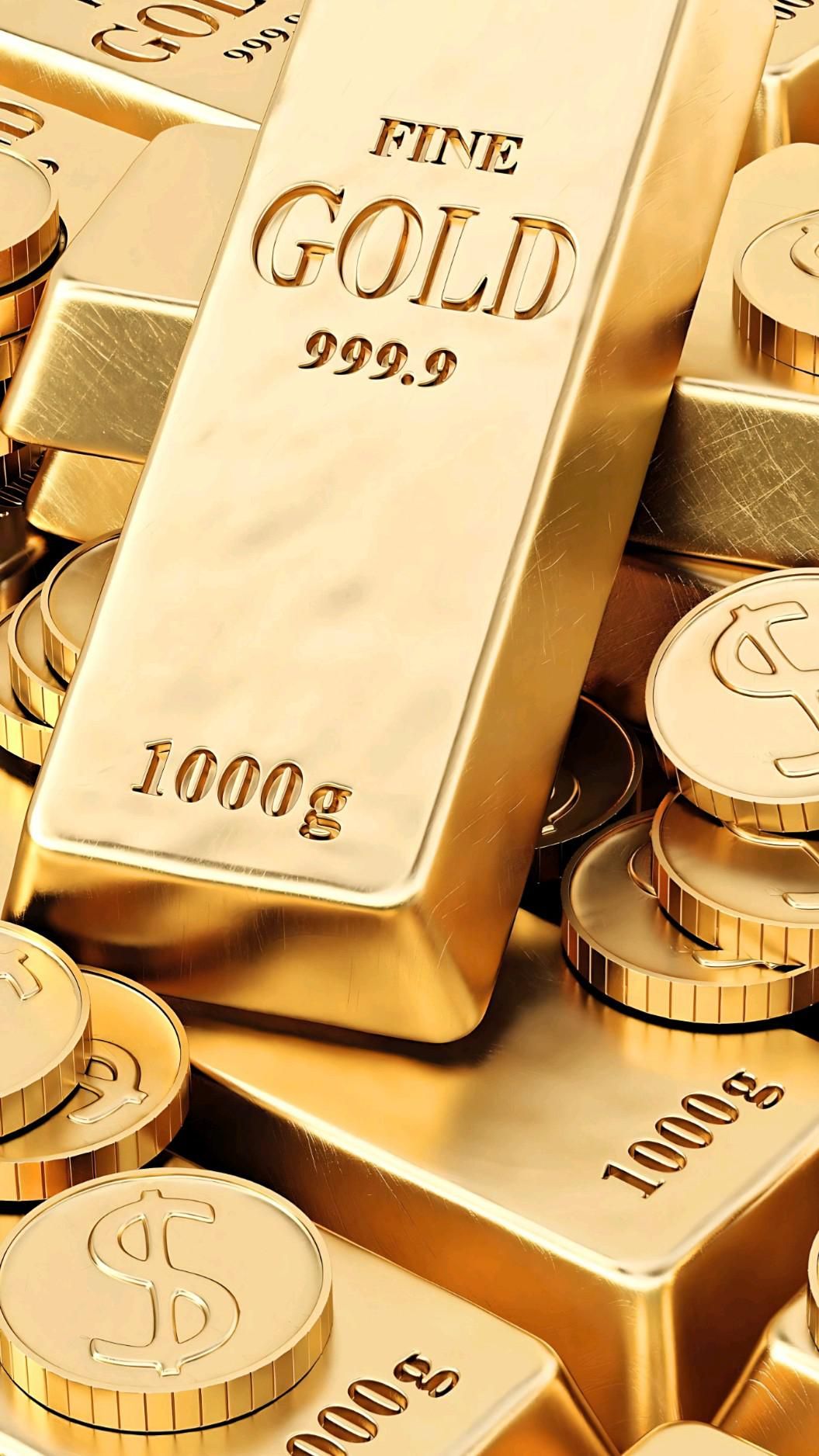 1055x1876  Крутые обои в 2023 г | Золото, Золотой резерв, Золотые монеты