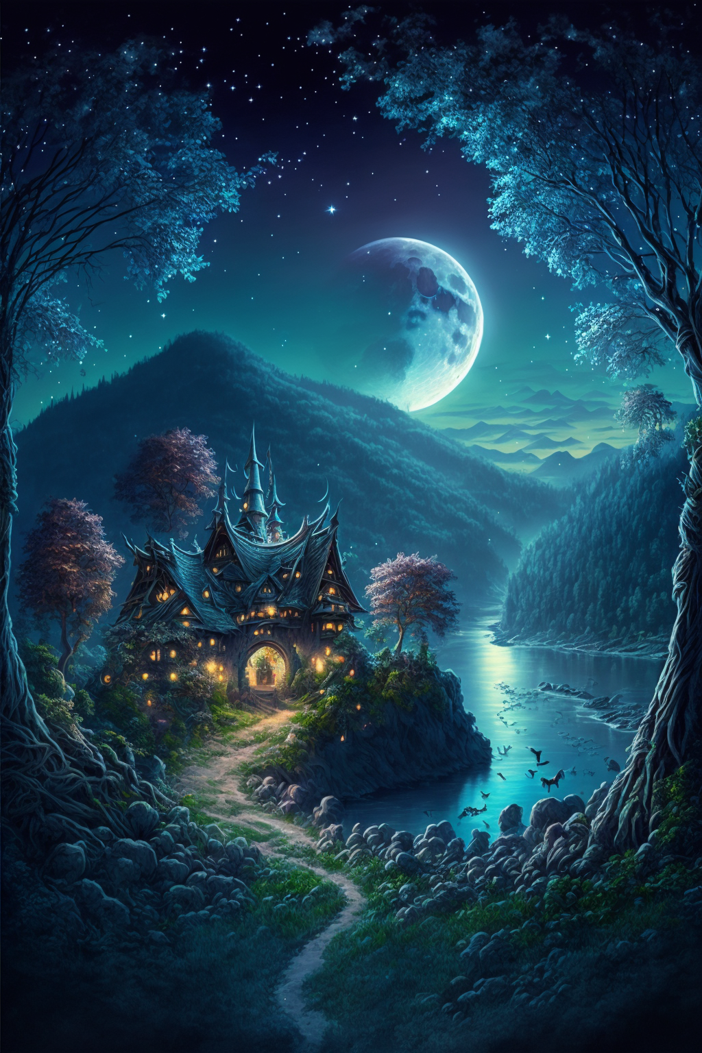 1024x1536  Продолжение поста «СКАЗОЧНЫЕ ОБОИ НА РАБОЧИЙ СТОЛ» | Пикабу