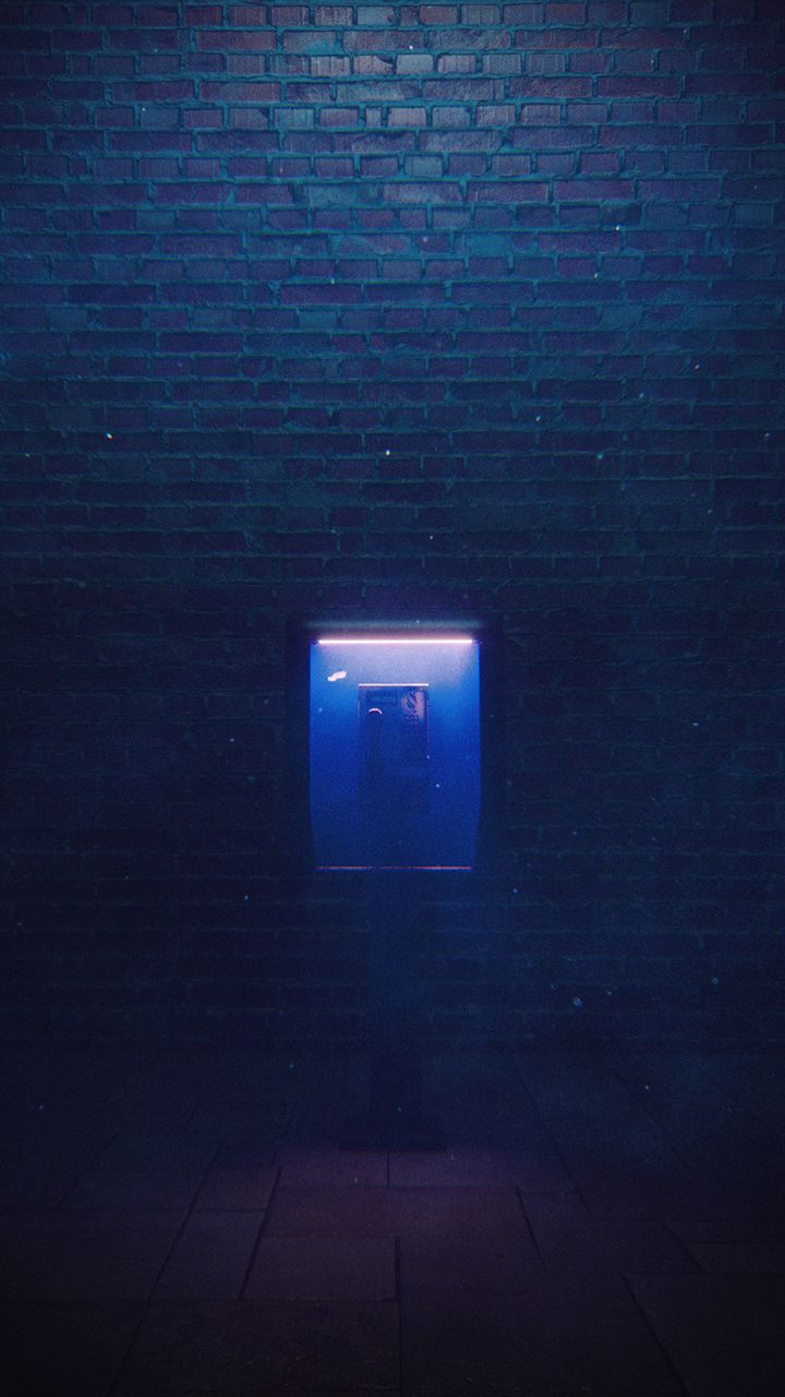 720x1280  Скачать 720x1280 телефон, стена, подсветка, пустота, ночь, темно обои,  картинки samsung galaxy mini s3, s5, neo, alpha, sony xperia compact z1,  z2, z3, asus zenfone