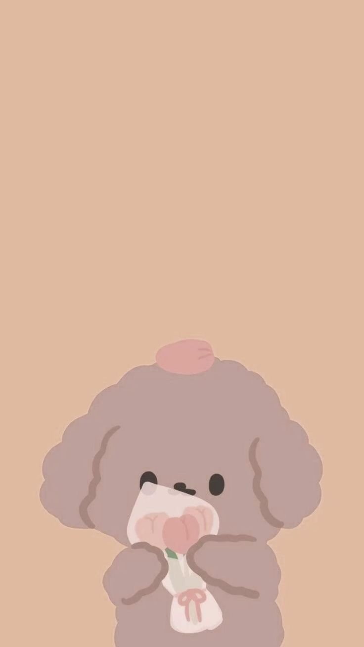 736x1308  Эстетичные обои с мишкой - 68 фото