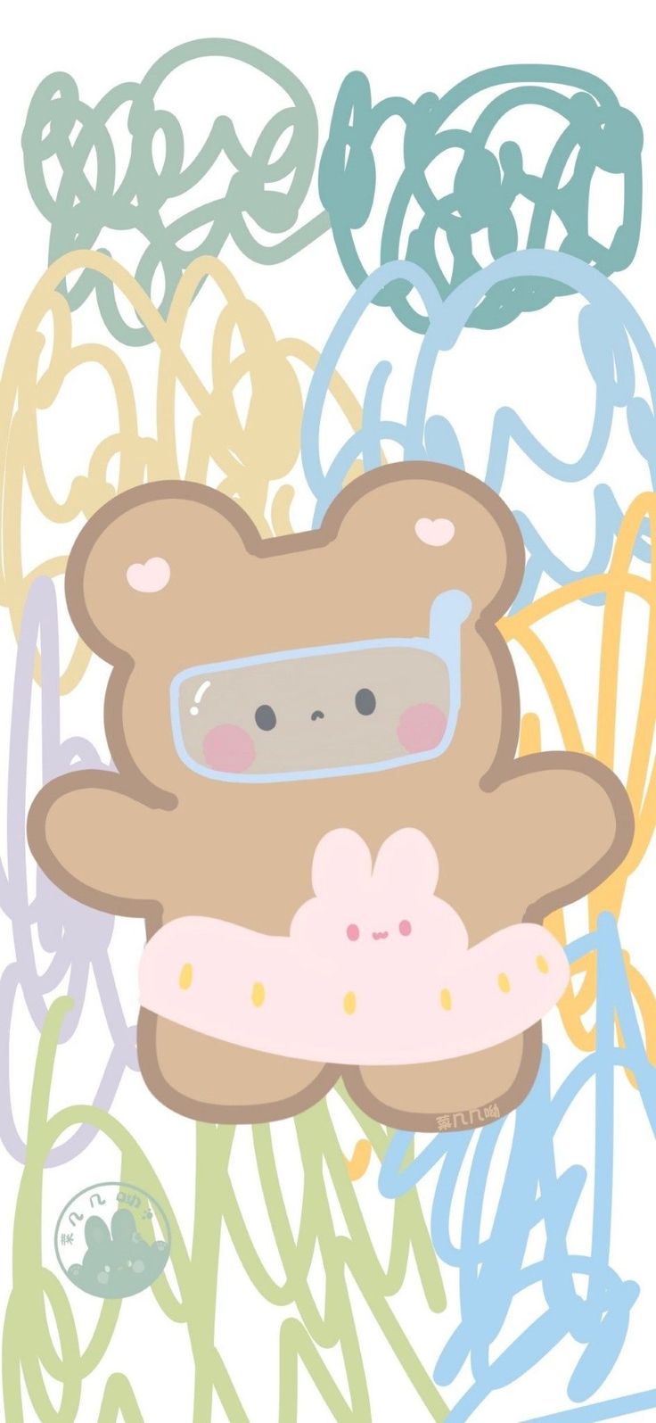 736x1595  Красивые обои на телефон с мишками - 63 фото