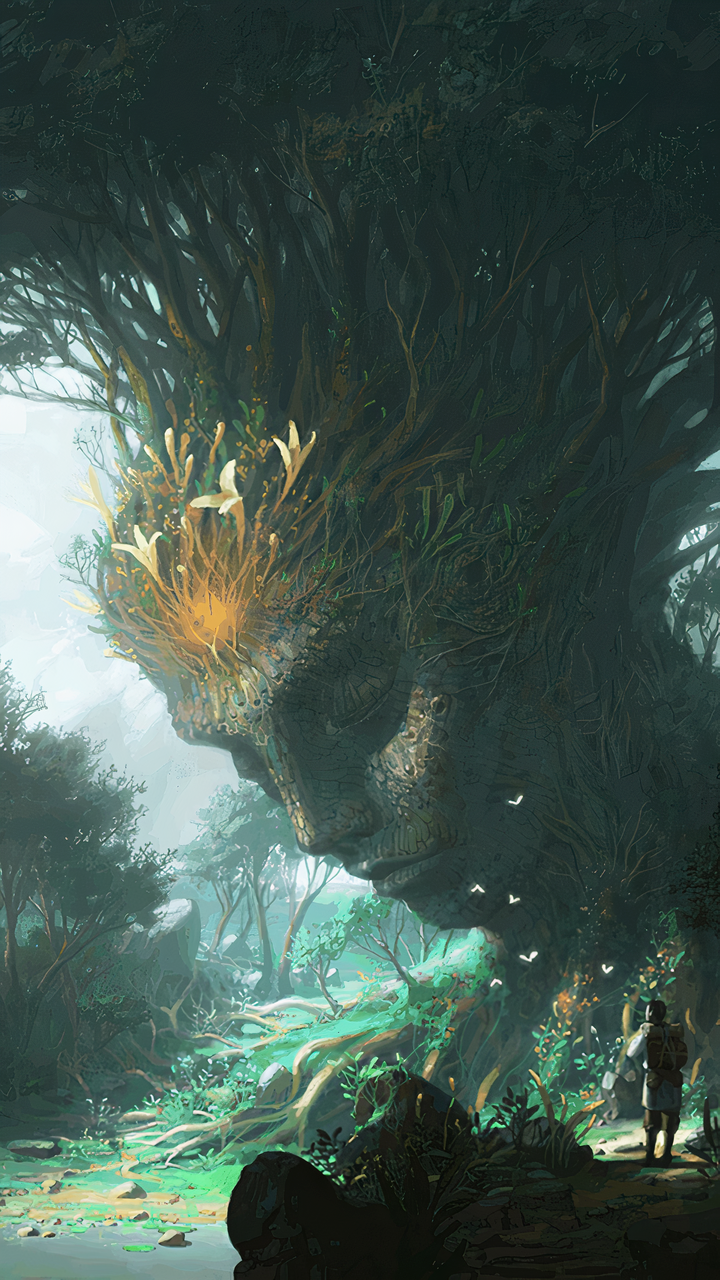 720x1280  Рисованная красота на обои ваших телефонов (720x1280) | Пикабу