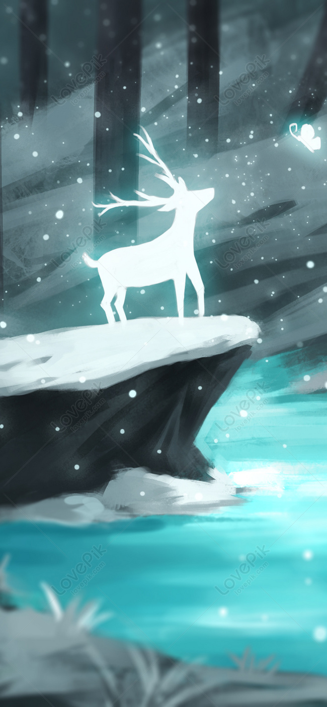 650x1407  Рисованные обои на рабочий стол из снега изображение_Фото номер  400798878_JPG Формат изображения_ru.lovepik.com