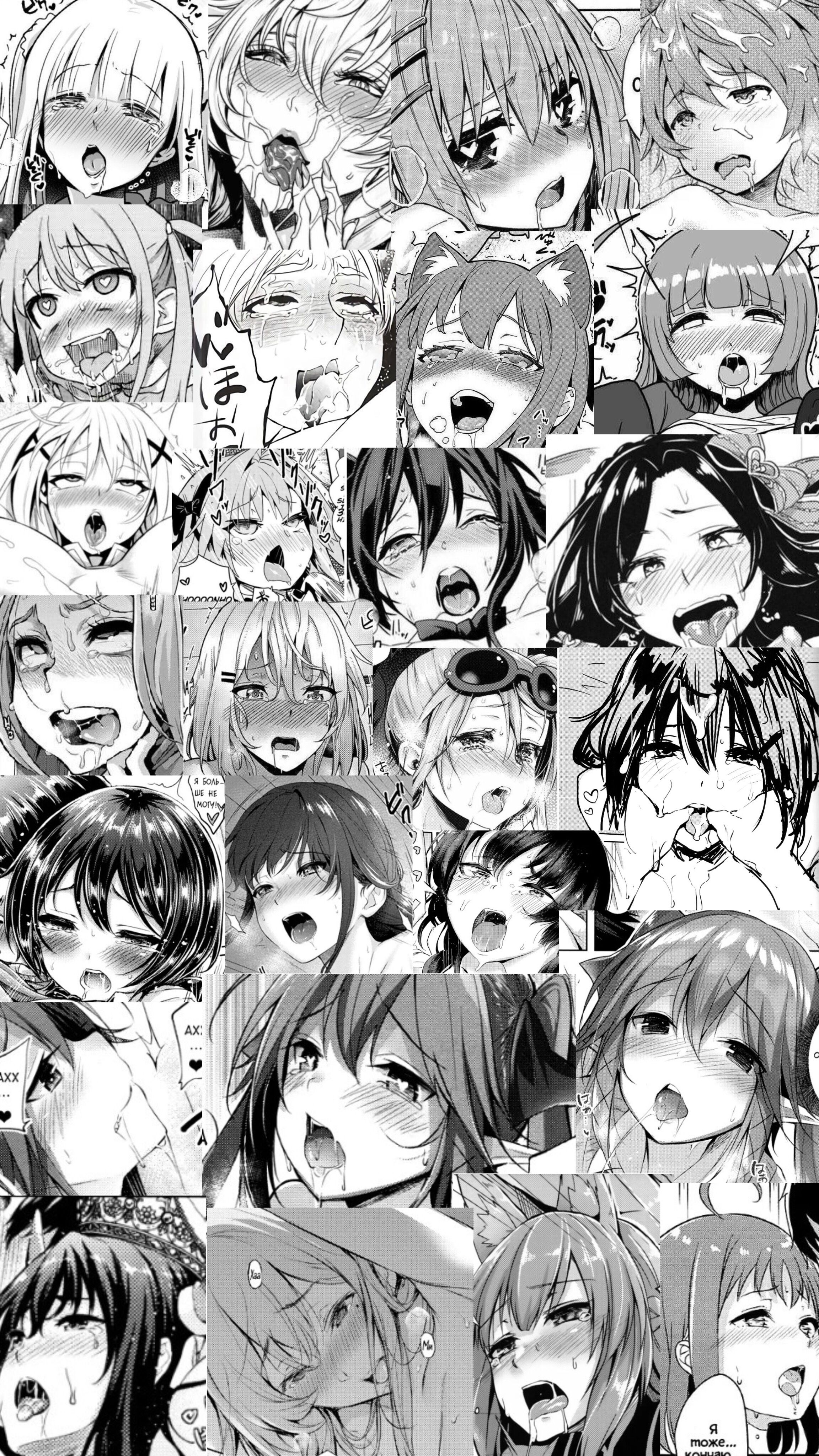 2304x4096  Ахегао Манга фон - 50 фото