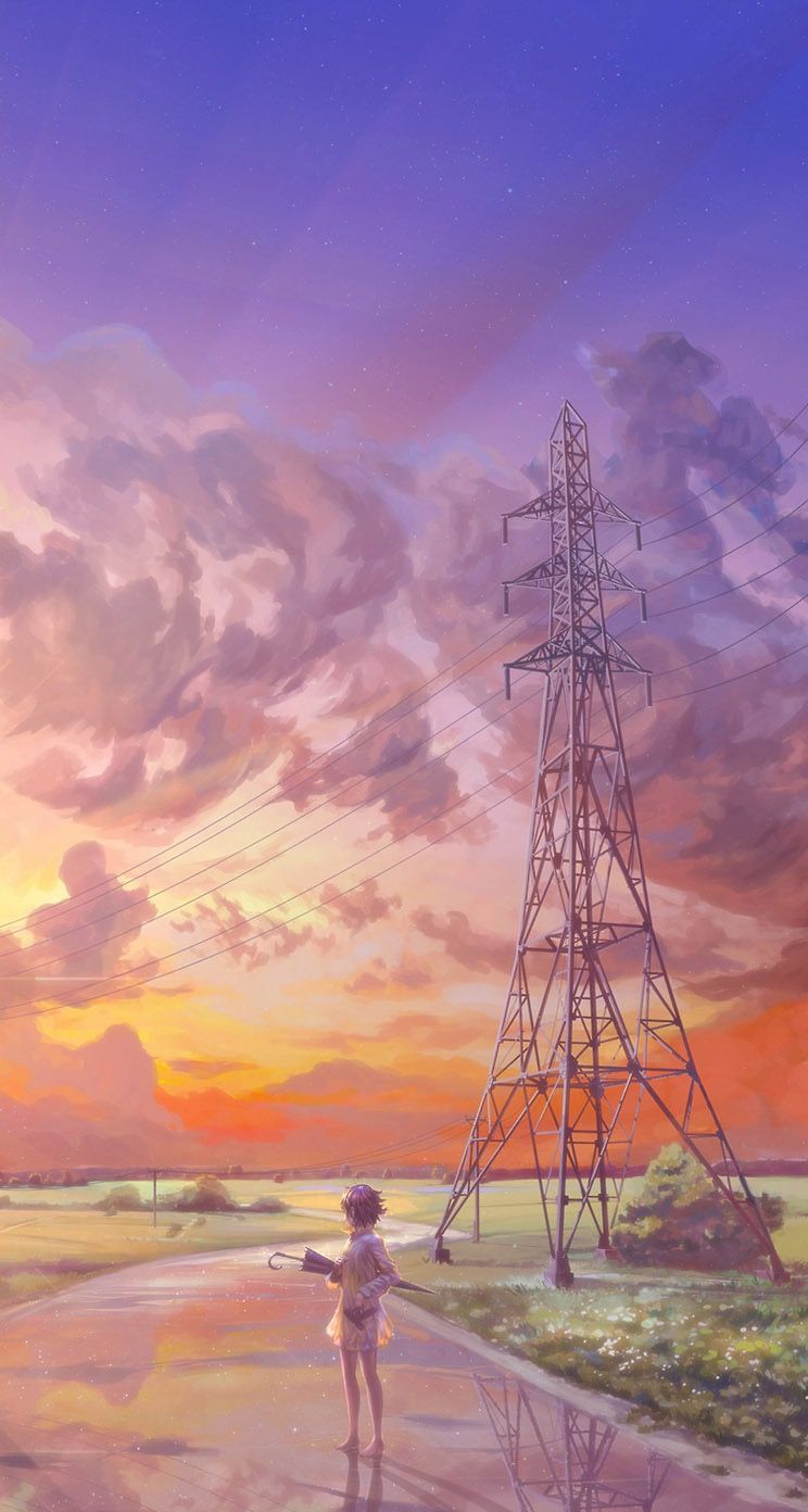 744x1392  Пин от пользователя Kamali Tracy на доске Fantasy | Пейзажи, Аниме пейзажи,  Фоновые рисунки