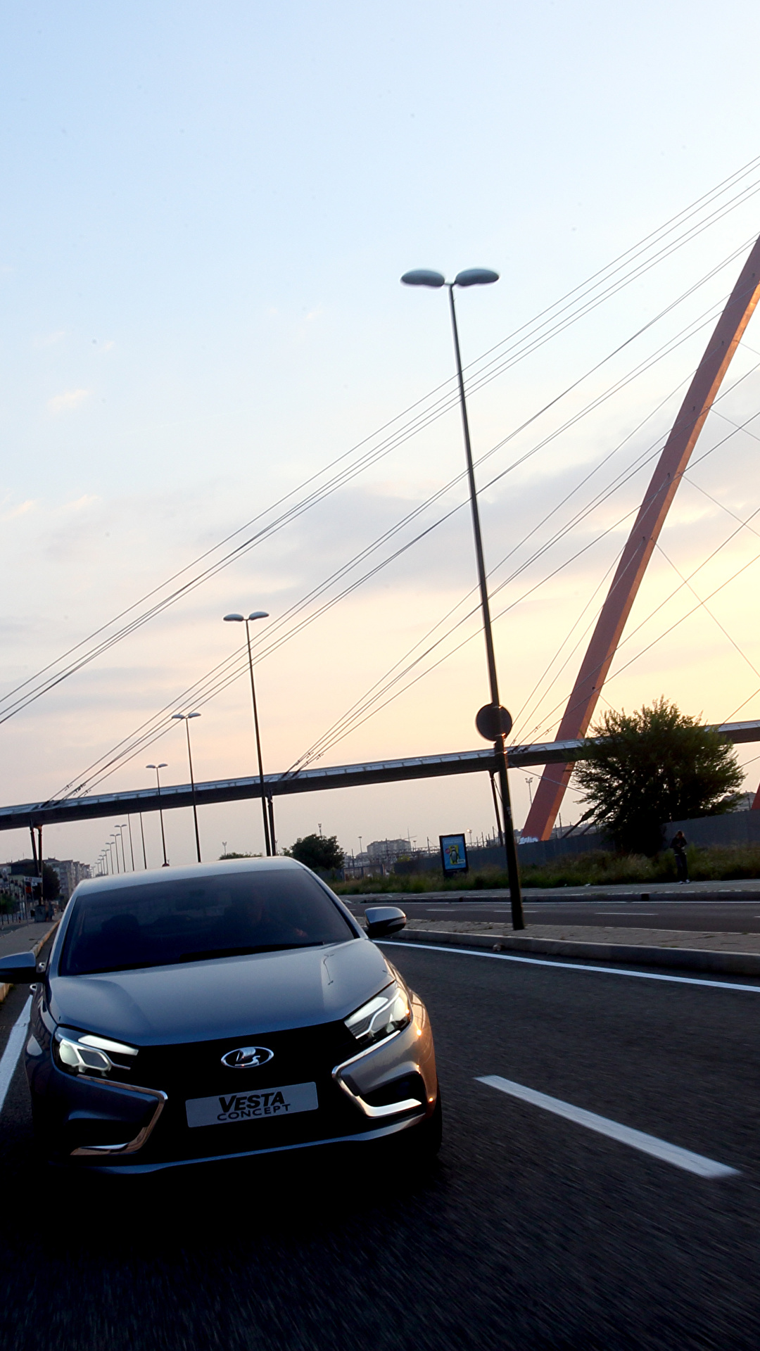 1080x1920  Image Lada 2180 Vesta Roads Cars 1080x1920