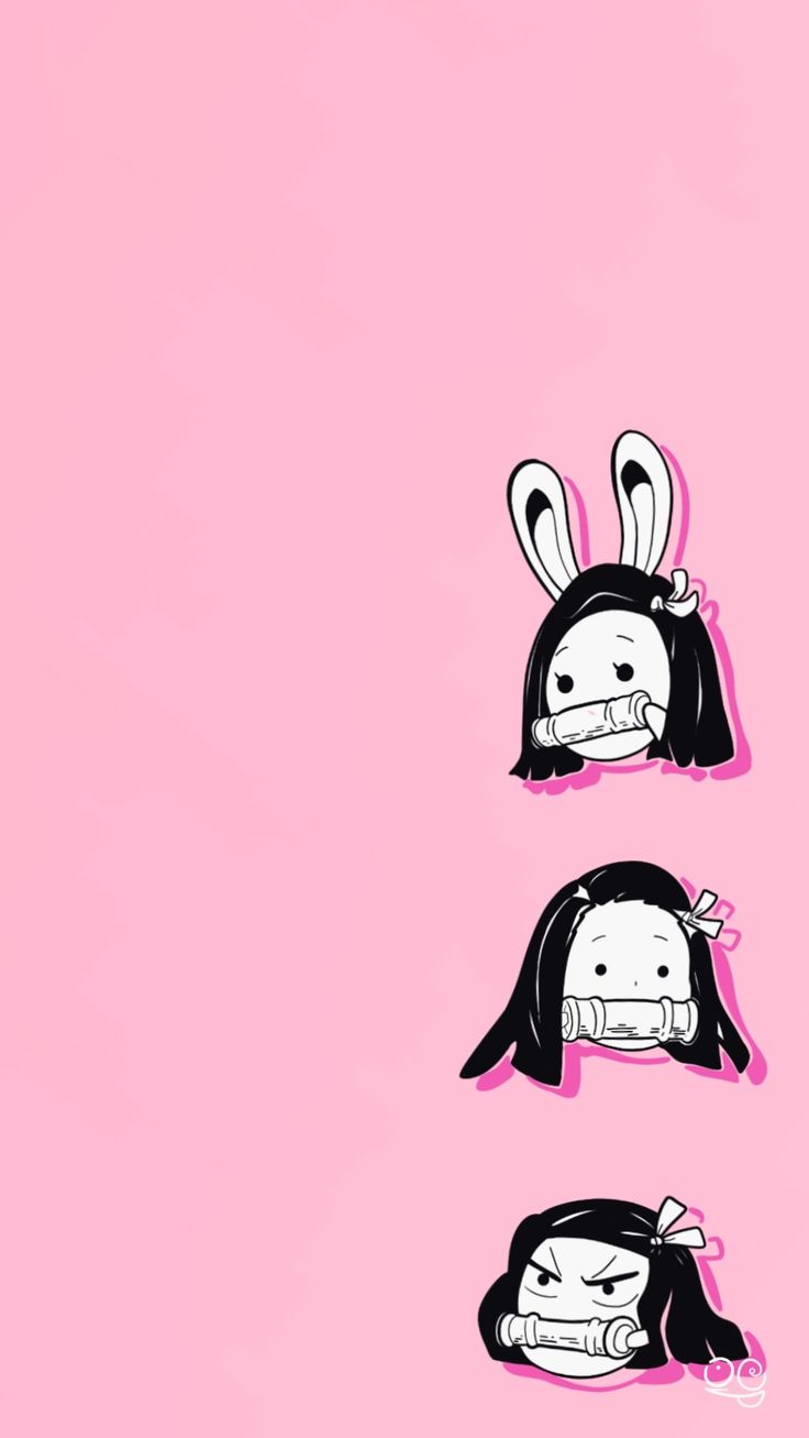 736x1307  Phone wallpaper/Обои на телефон Demon slayer/Клинок рассекающий демонов  Nezuko Kamado/Незуко Камадо в 2023 г | Демоны, Милые рисунки, Клинок