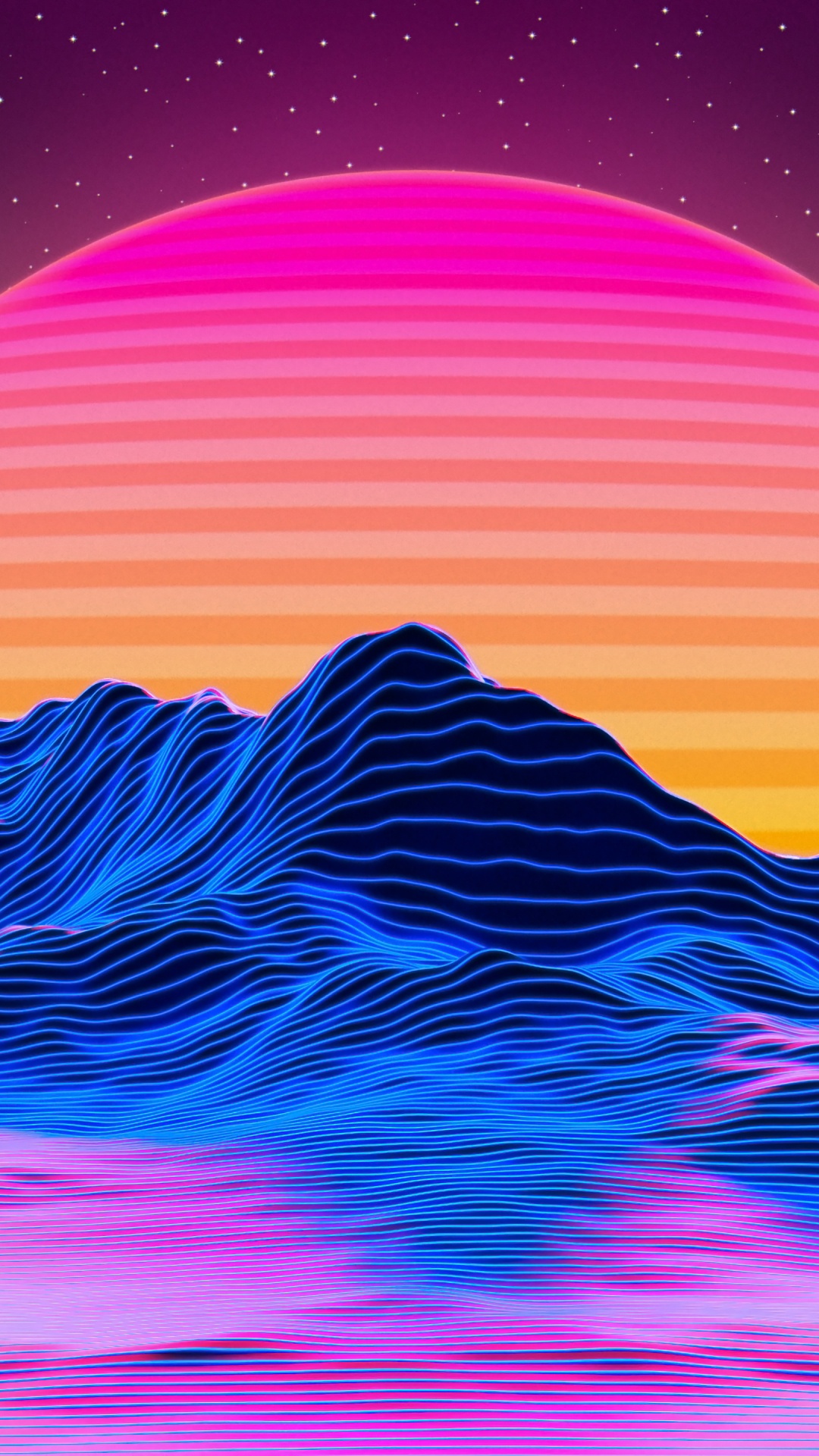 1080x1920  Обои Ретровейв, стиль ретро, Ретрофутуризм, Synthwave, атмосфера на телефон  Android, 1080x1920 картинки и фото бесплатно