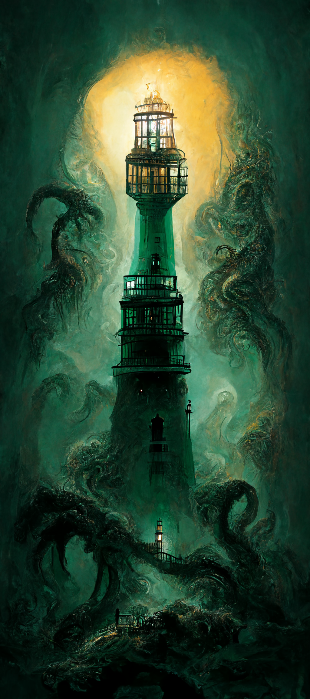 1024x2304  Обои для смартфона, сгенерированные в Midjourney | Пикабу