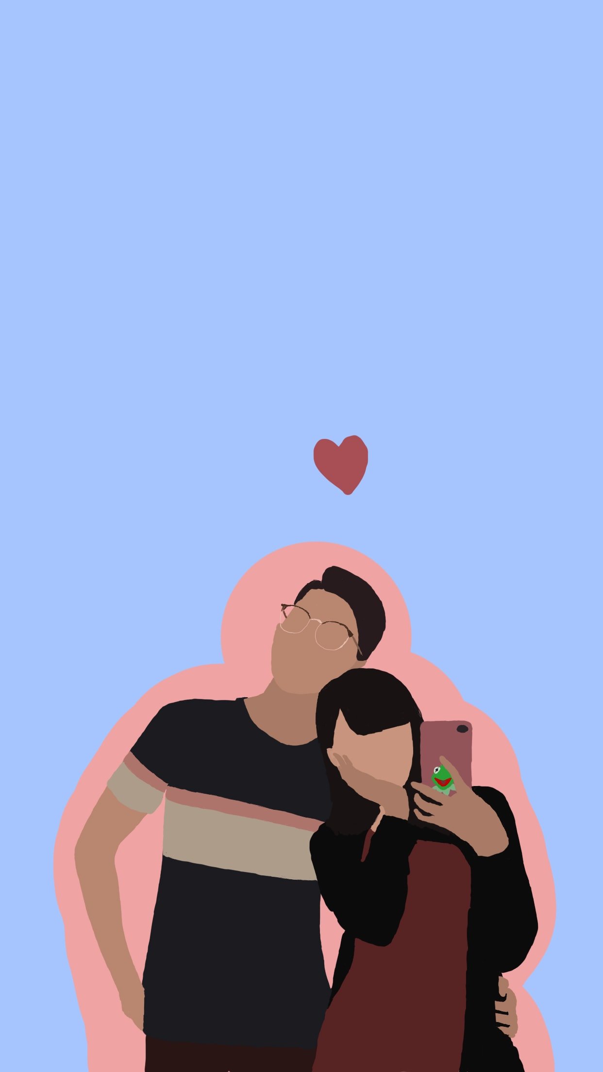 1242x2208  Парные обои на телефон черные - 67 фото