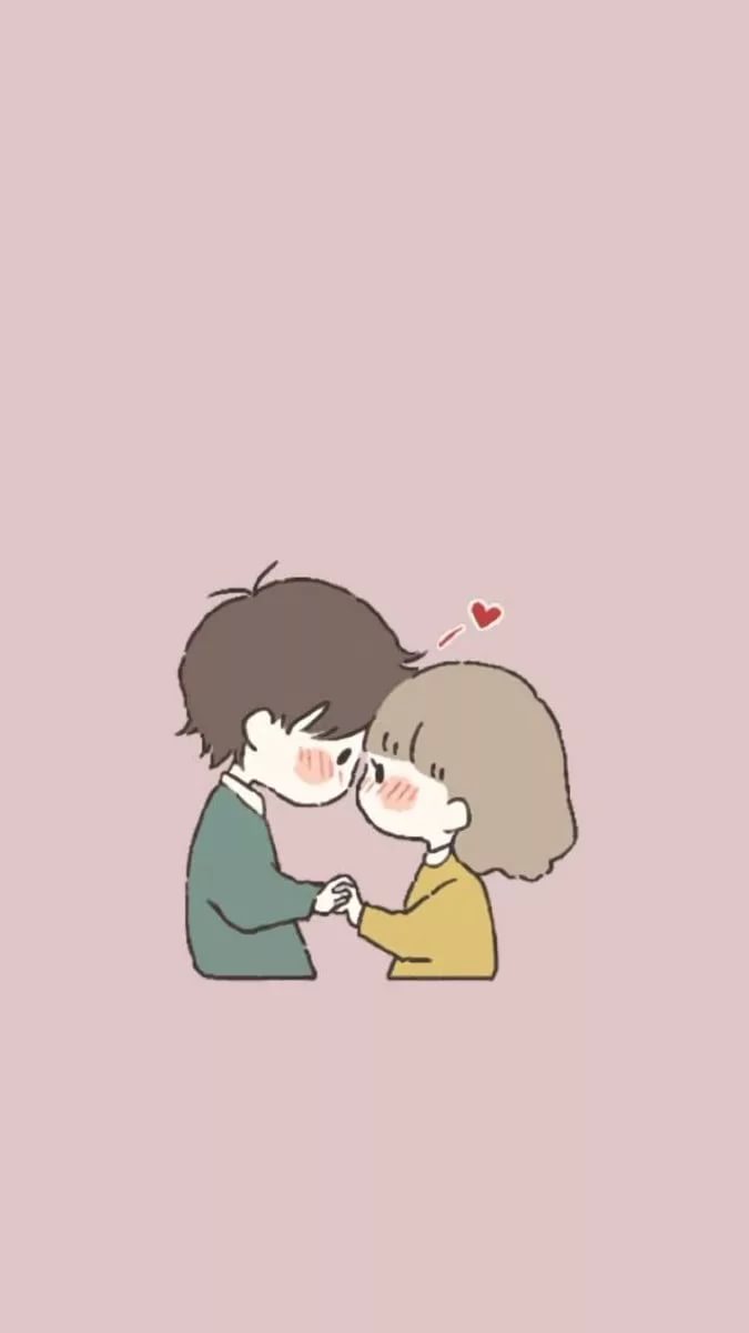 675x1200  Милые парные обои для пары