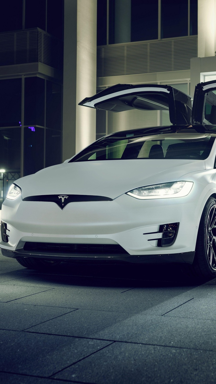 750x1334  Tesla Model X обои на телефон (25 фото)
