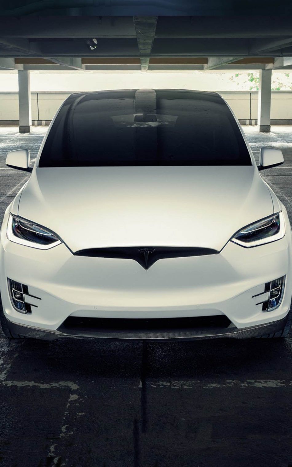 950x1520  Tesla Motors Logo Dark Free Download Wallpapers for Phones