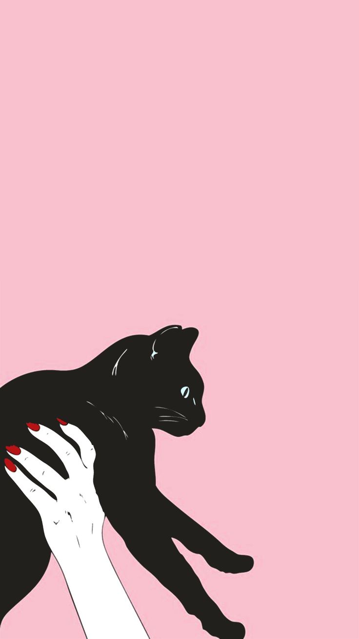 736x1308  Pin by Linnea on Wallpapers | Cat art, Pop art, Drawings