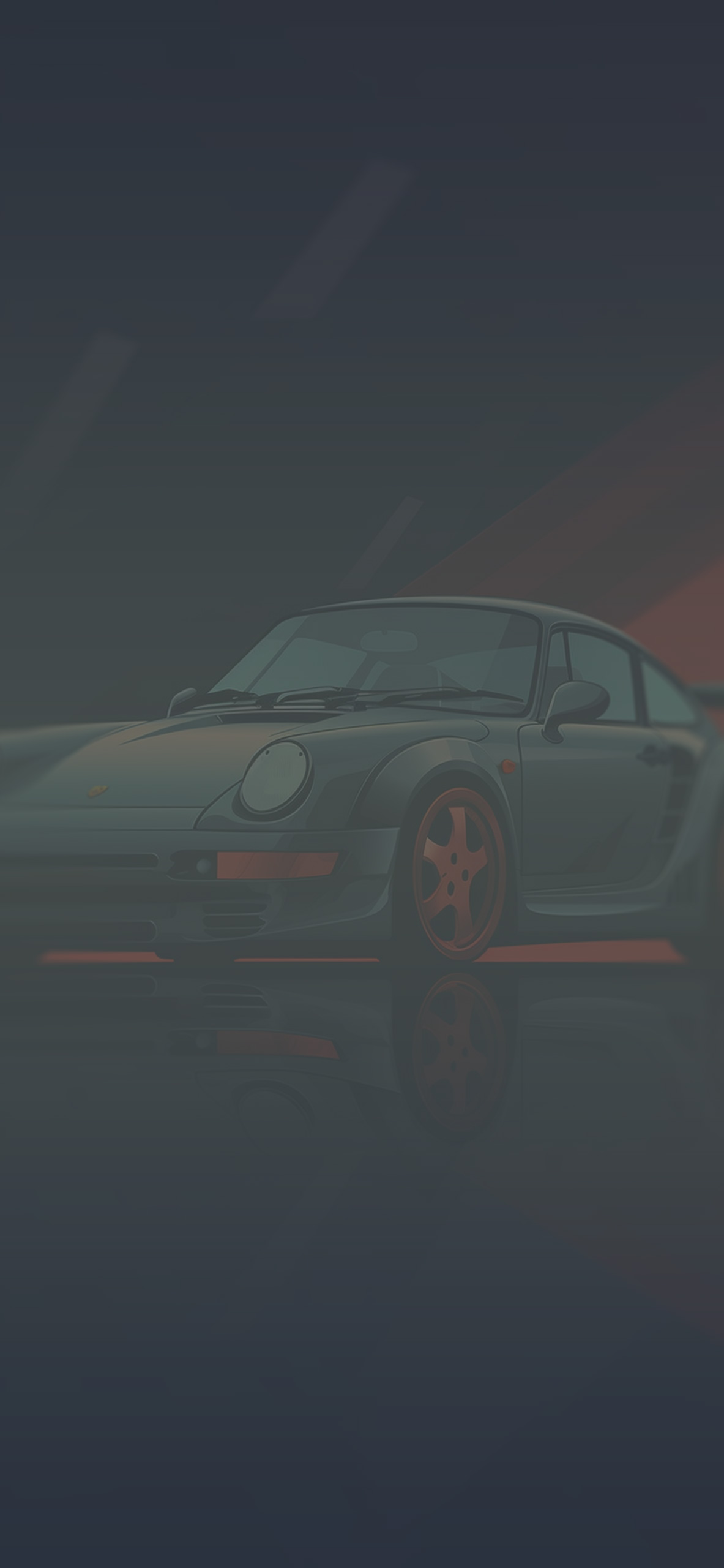 1183x2560  Porsche 911 Grey Wallpapers - Обои Porsche для iPhone 4k