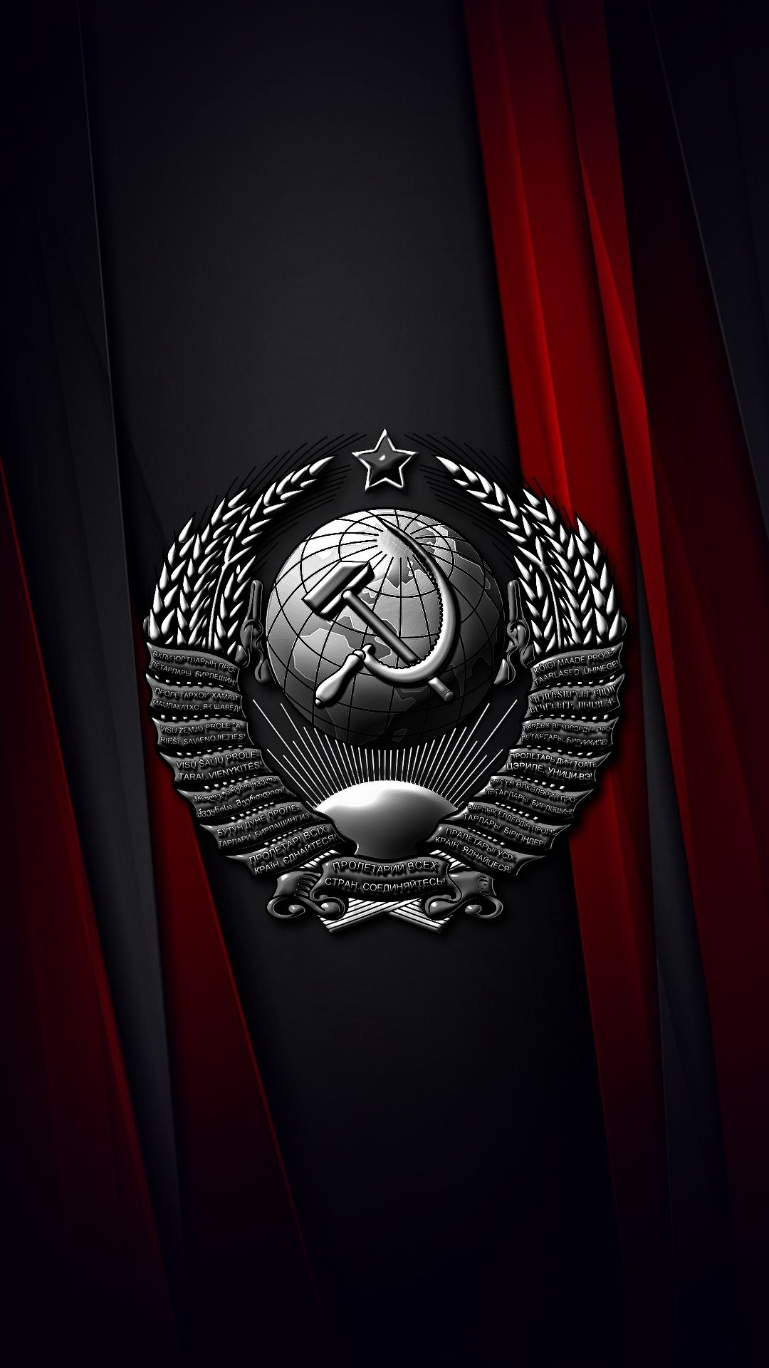 1080x1920  Герб рф на черном фоне - 94 фото