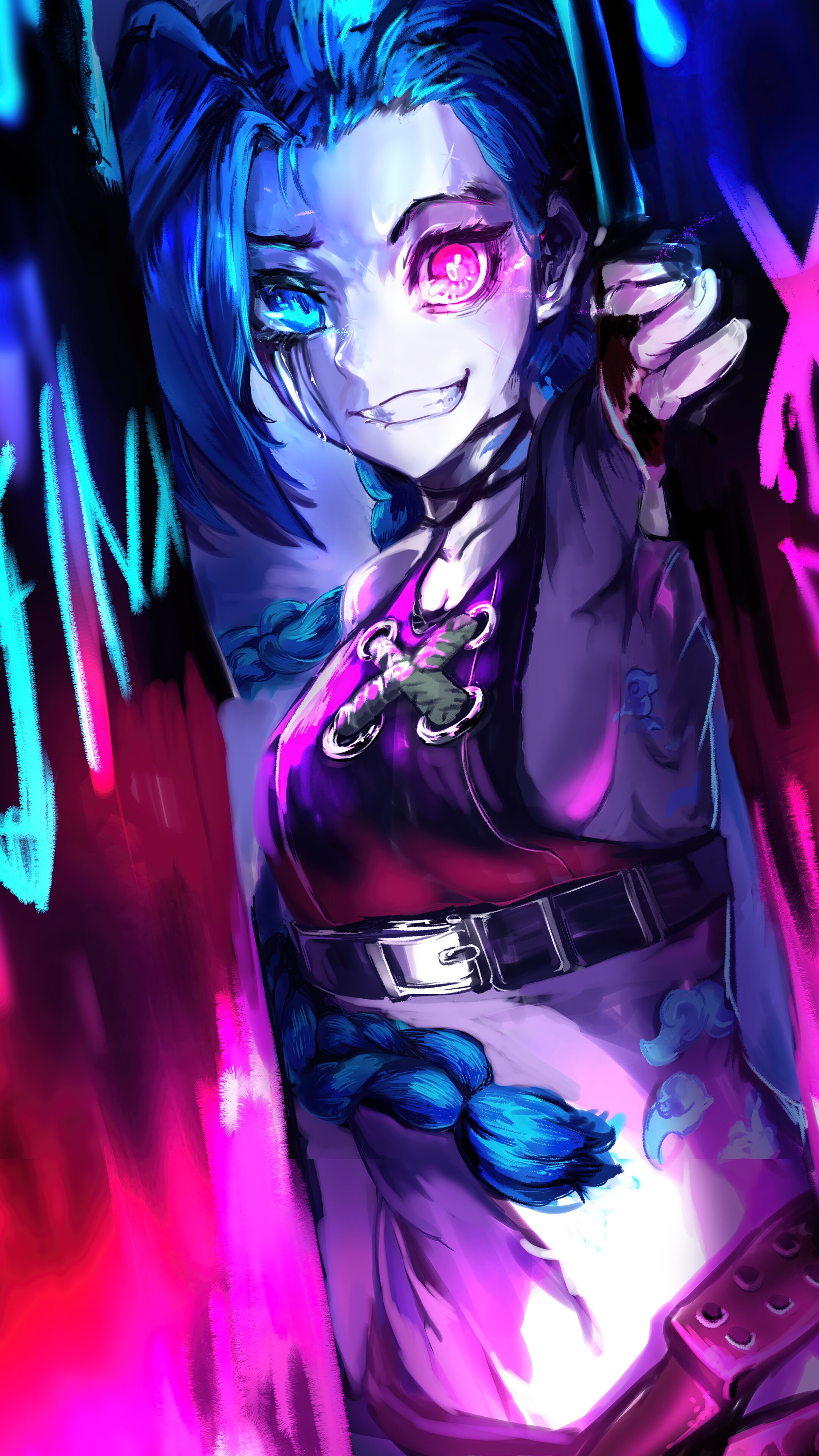 2160x3840  Джинкс обои на телефон - 66 фото