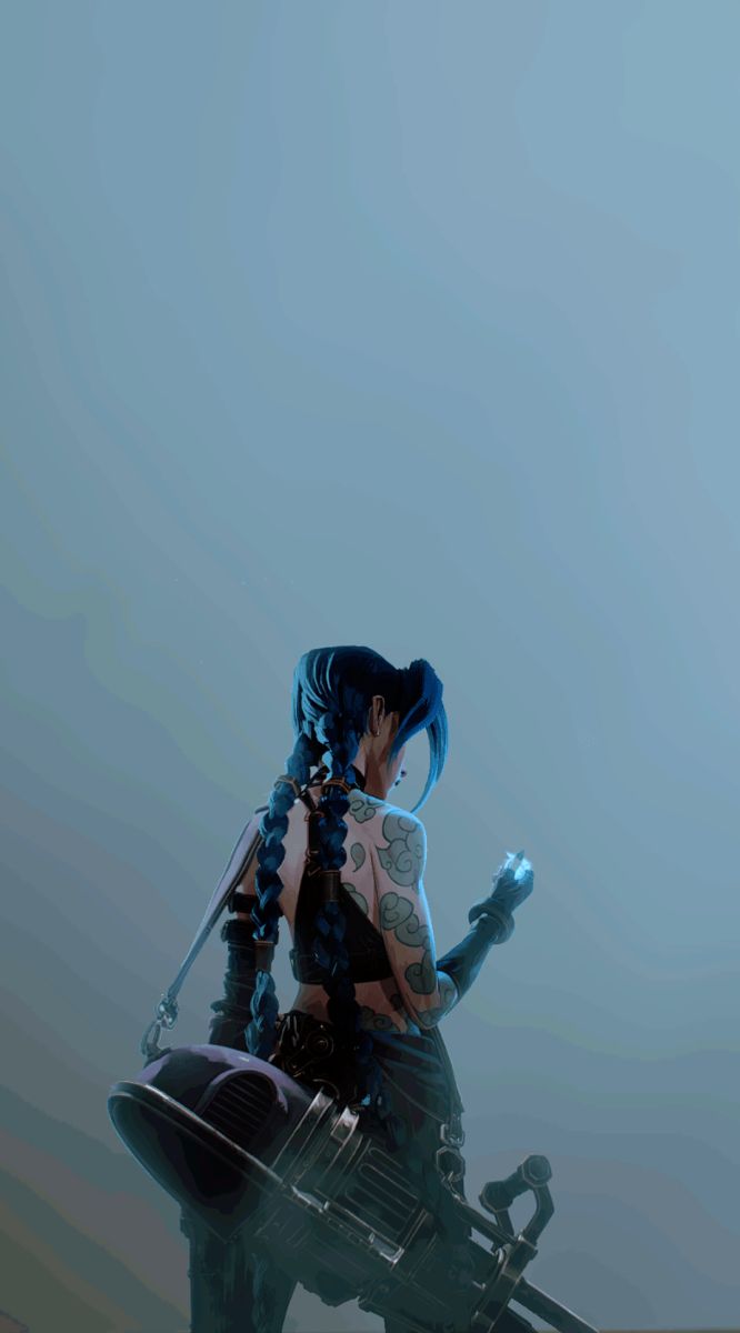 666x1200  Джинкс обои на телефон (17 фото)