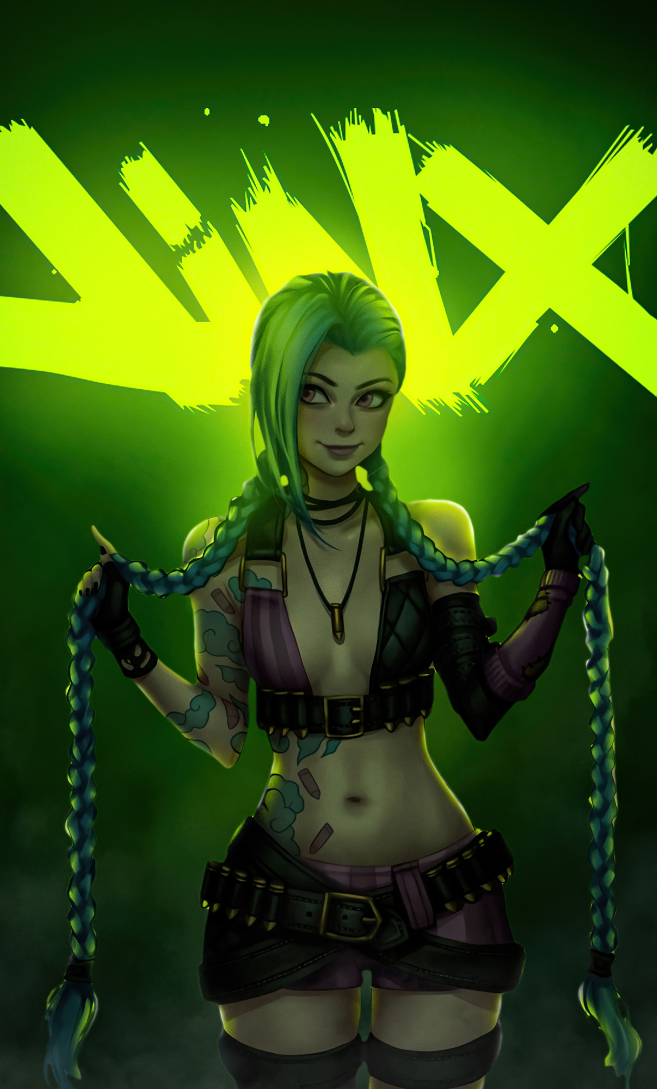 1280x2120  Аркейн джинкс обои на телефон - 51 фото