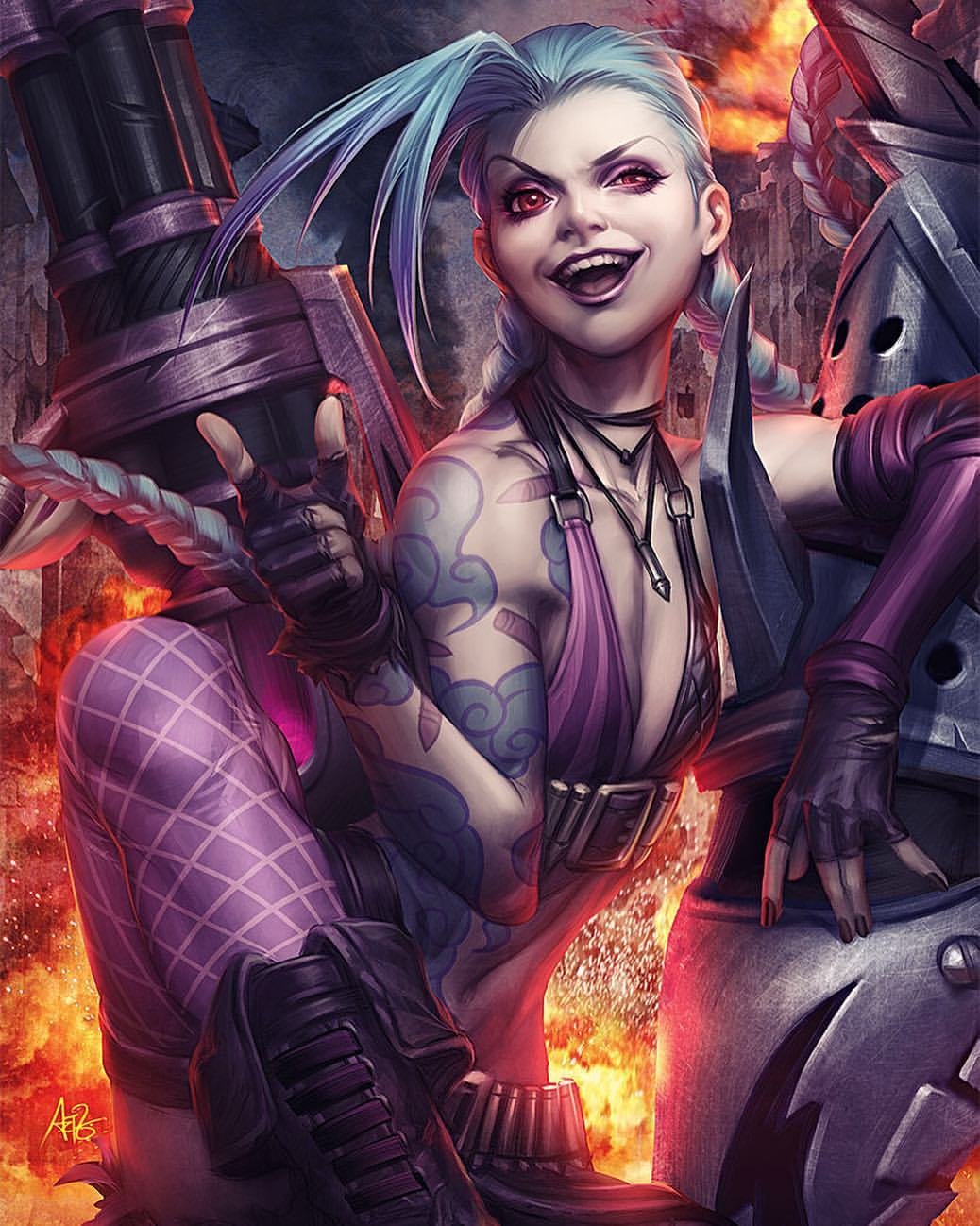 1038x1298  Джинкс картинки - 77 фото