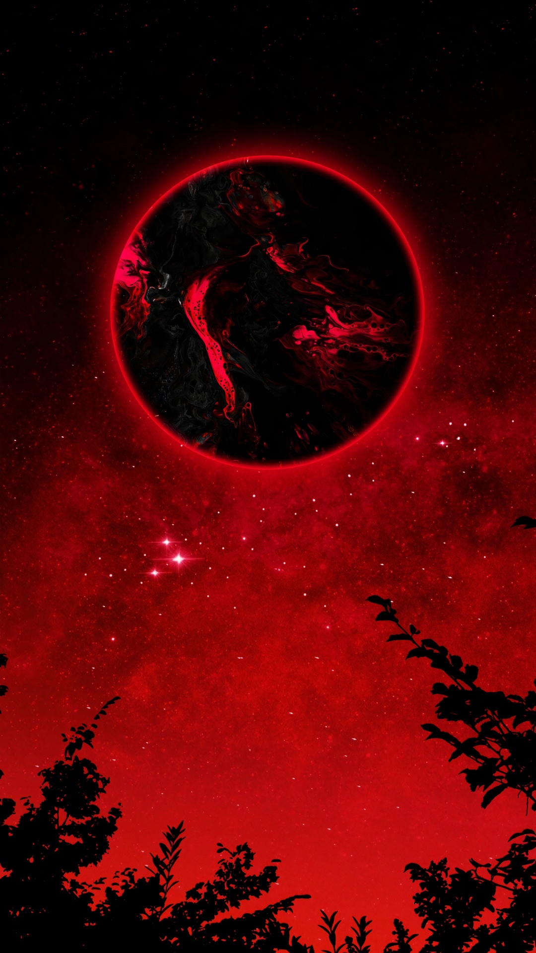 1080x1920  Обои лист, векторная графика, ветвь, дерево, силуэт на телефон Android,  1080x1920 картинки и фото бесплатно