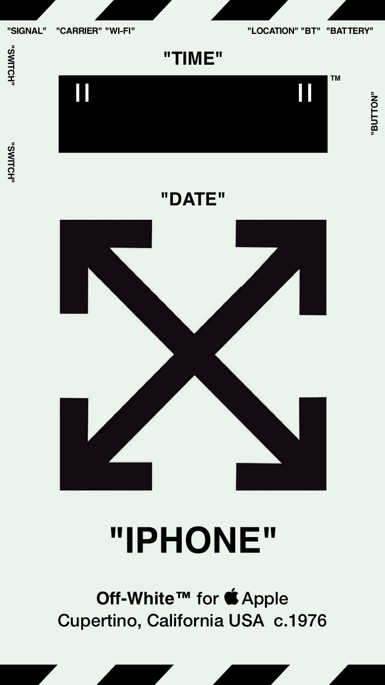 750x1334  Supreme_off-white_и дальше | ดาวฤกษ์, แบคกราวน์ไอโฟน, วอลเปเปอร์