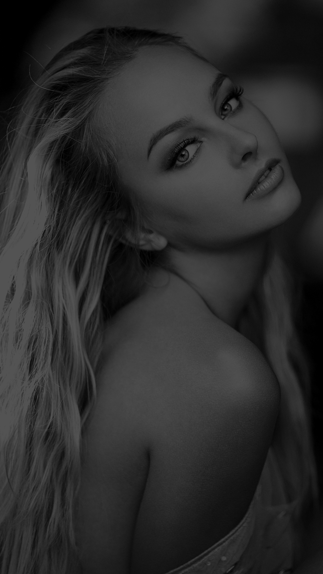 1080x1920  Черно-белое, Девушки - Обои на телефон Full HD | Пикабу