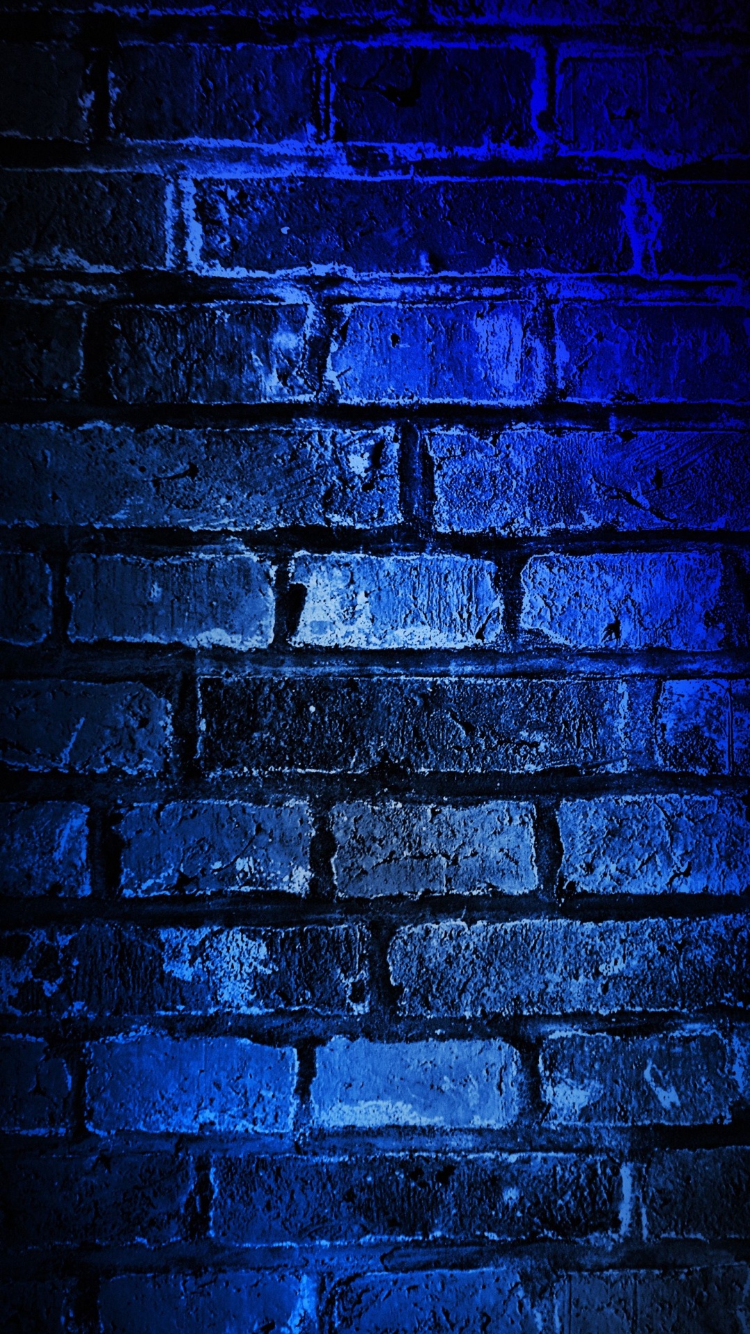 1080x1920  Обои стена, ios, синий, пурпур, кирпич на телефон Android, 1080x1920  картинки и фото бесплатно