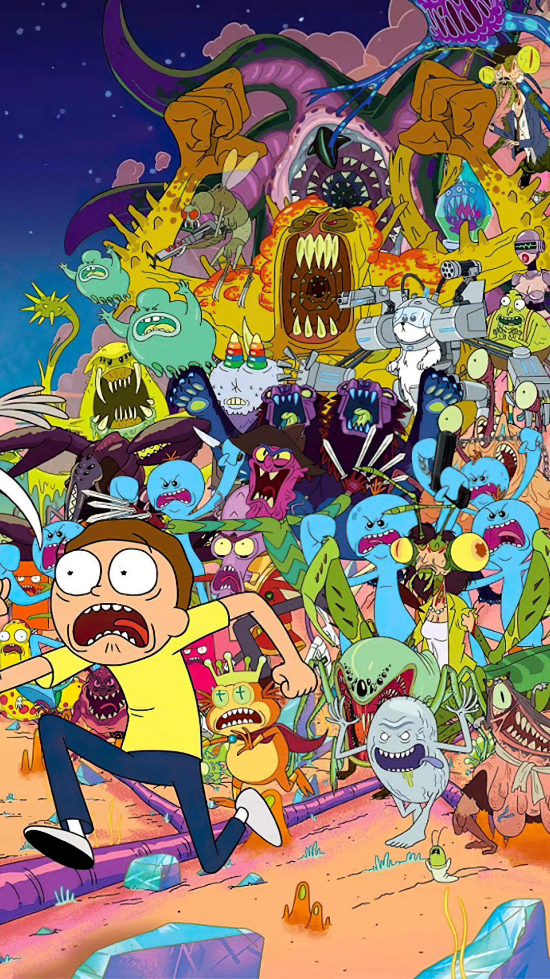 1080x1920  Алмазная мозаика \"Мультсериал. Рик и Морти\" (2 вида) 30*40, без подрамника  купить по цене 900 ₽ в интернет-магазине KazanExpress