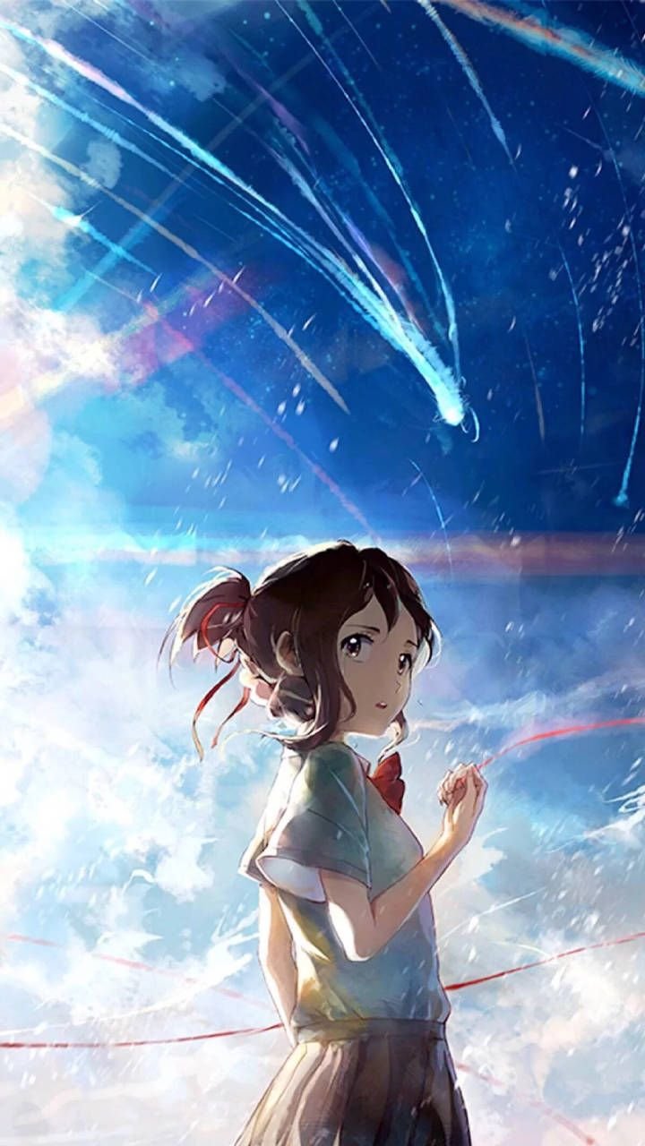 720x1280  Персонажи из аниме твое имя - 51 фото