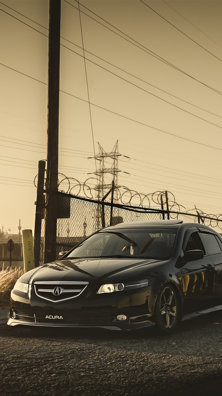 750x1334  Wallpaper Honda Accord Acura black car 2560x1600 HD Picture, Image