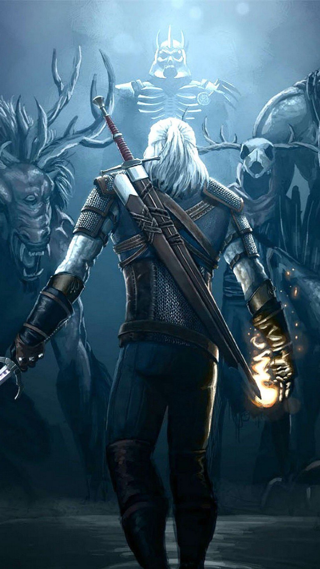 Wallpaper the witcher 3 mobile фото 4