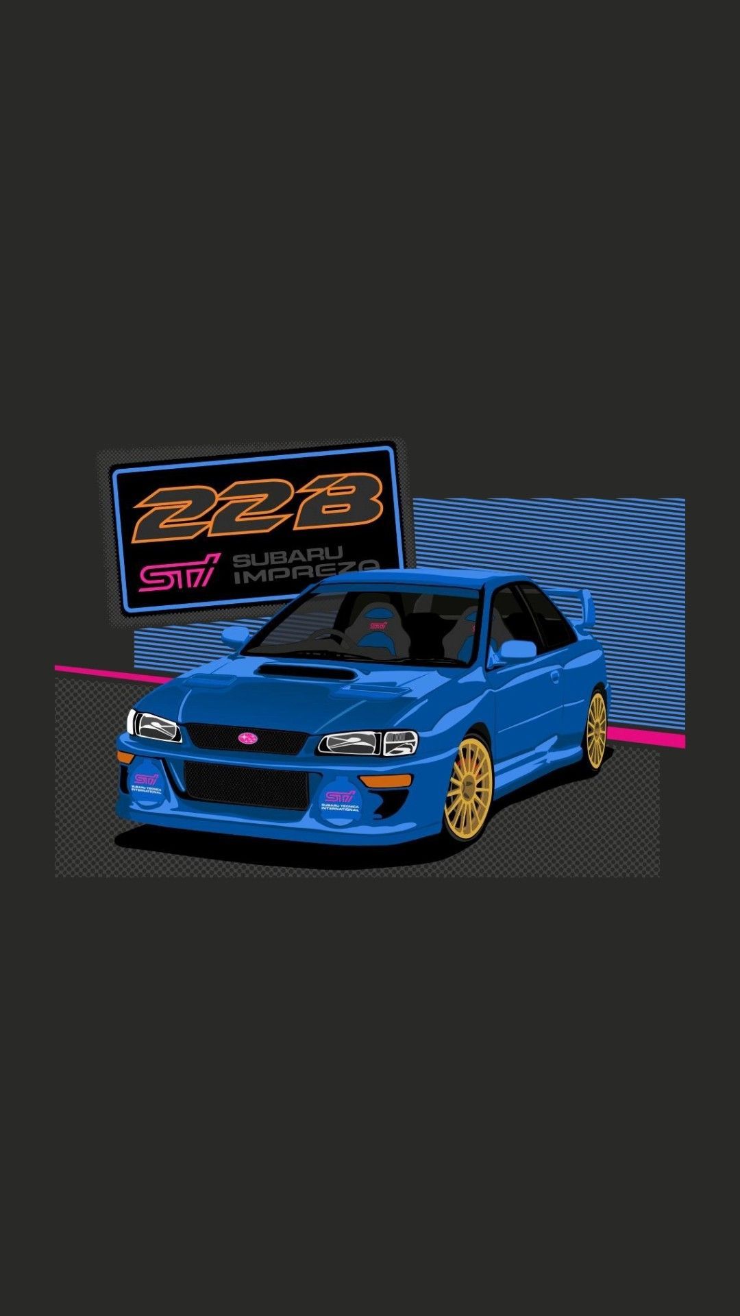 1080x1920  Subaru Impreza 22B Обои - Обои для рабочего стола