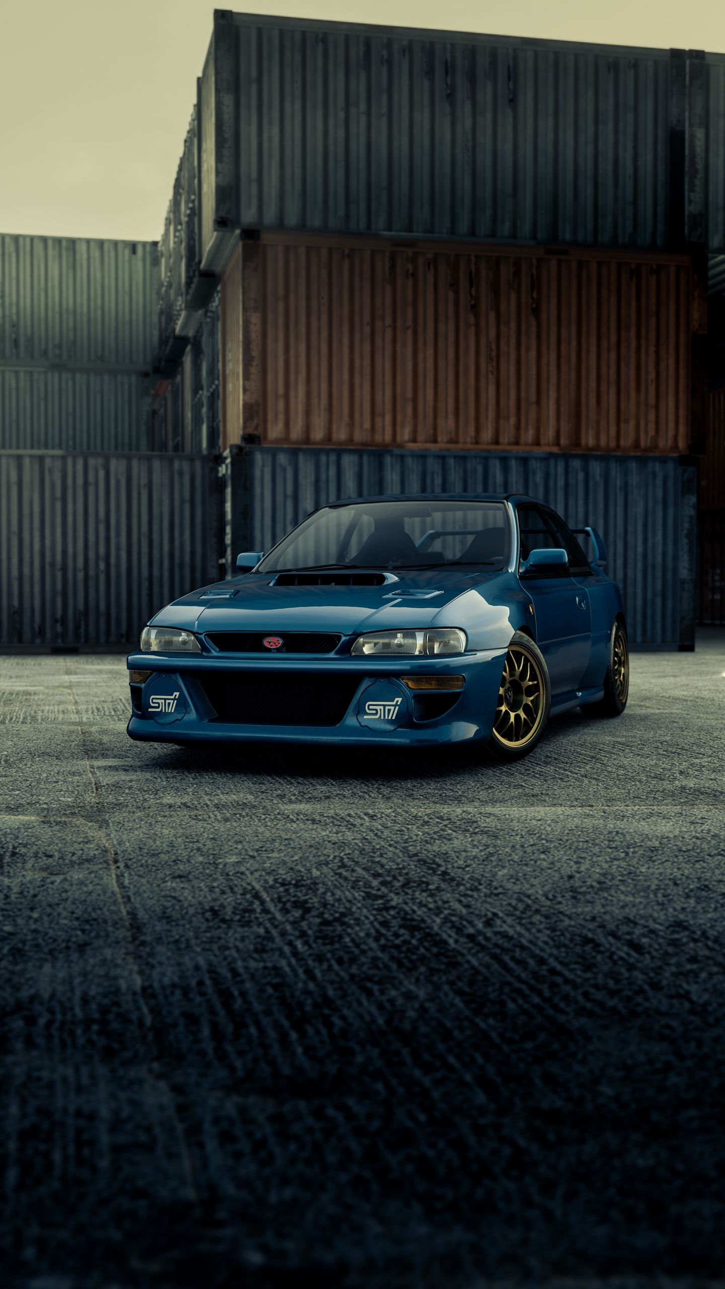 1440x2560  Subaru Impreza 22B Обои - Обои для рабочего стола