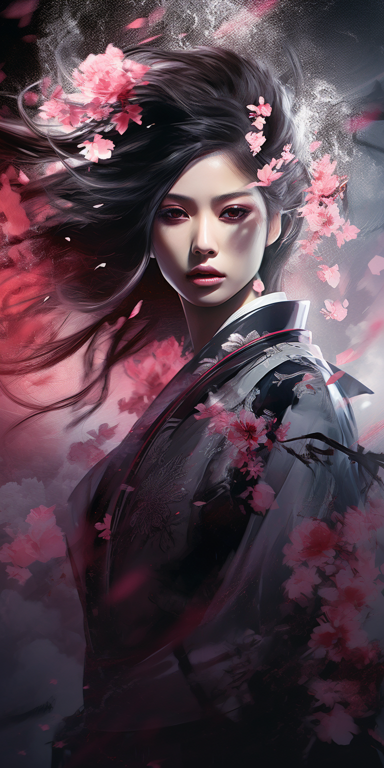 768x1536  Обои на телефон в стиле восточного фэнтези | Пикабу