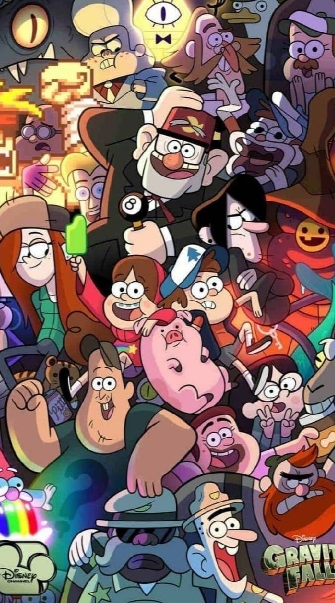 675x1212  ОБОИ НА ТЕЛЕФОН | Gravity falls poster, Gravity falls, Fall wallpaper