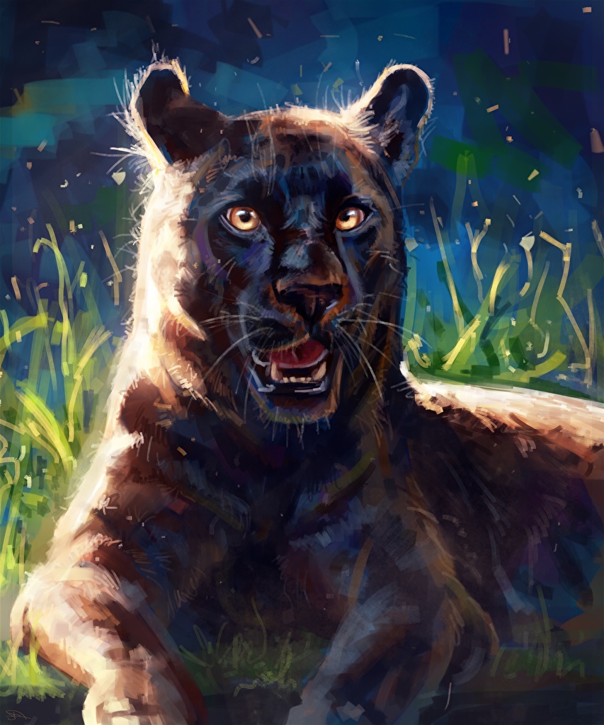 853x1024  Скачать Пантера Обои APK для Android