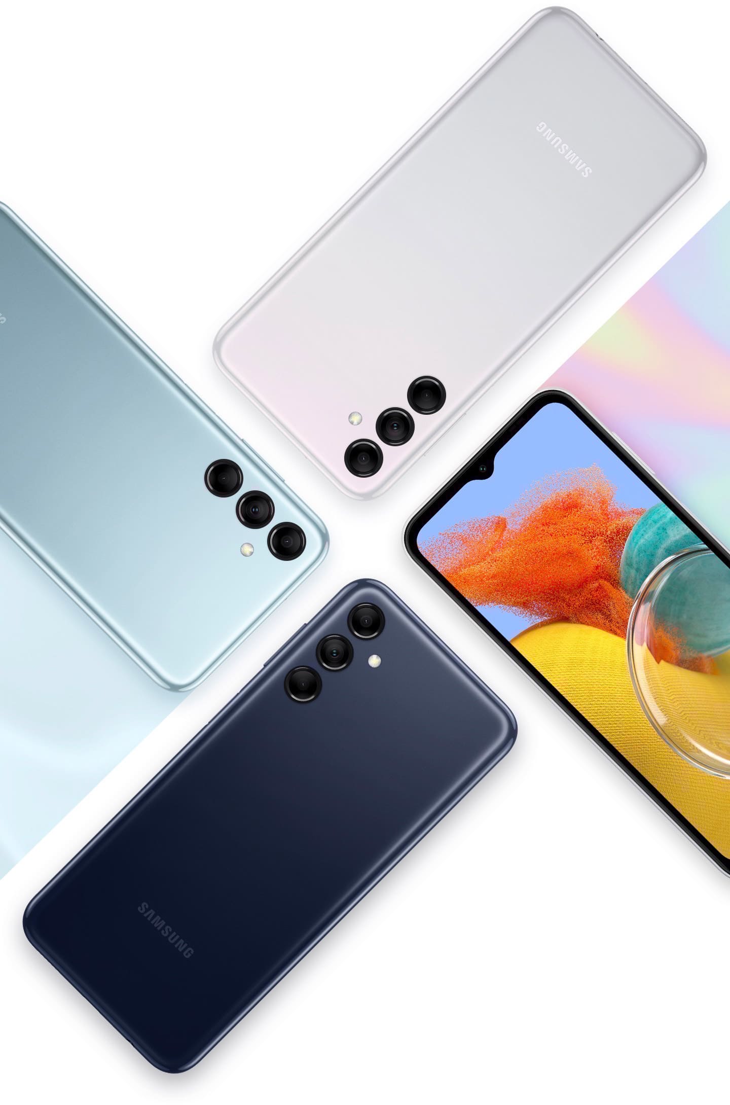 1440x2179  ᐉ Смартфон Samsung Galaxy M14 4/128GB silver (SM-M146BZSVSEK) • Купить в  Киеве, Украине • Лучшая цена в Эпицентр К