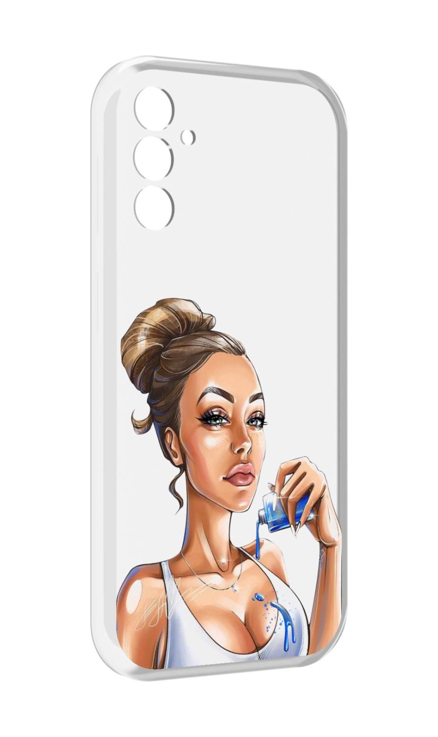 893x1500  Чехол MyPads девушка-пролила-краску женский для Samsung Galaxy M13, купить  в Москве, цены в интернет-магазинах на Мегамаркет