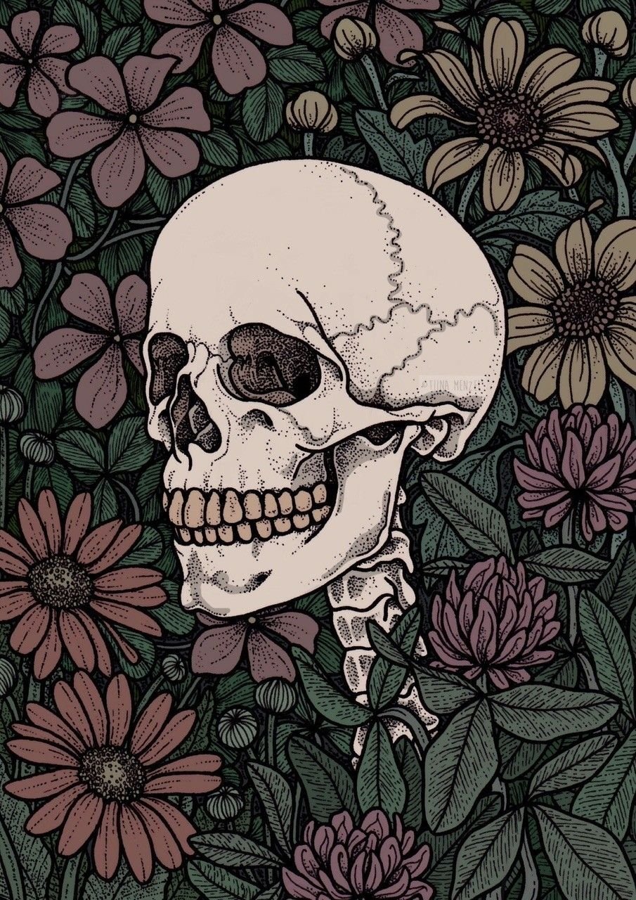 905x1280  Обои со скелетом - 54 фото