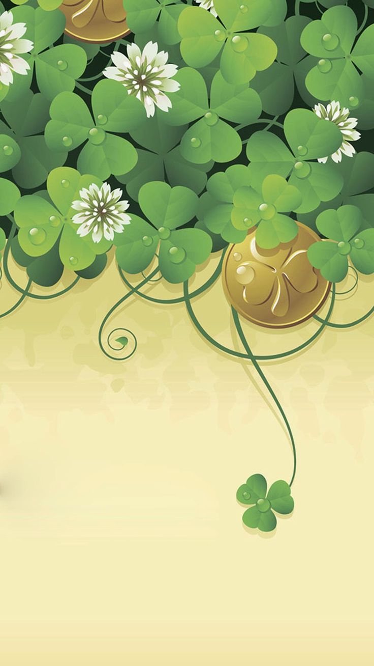 736x1308  Lucky Clover Illustration Wallpaper Check more at  https://phonewallp.com/lucky-clover-illustra… | St patricks day wallpaper,  Iphone wallpaper, Wallpaper backgrounds