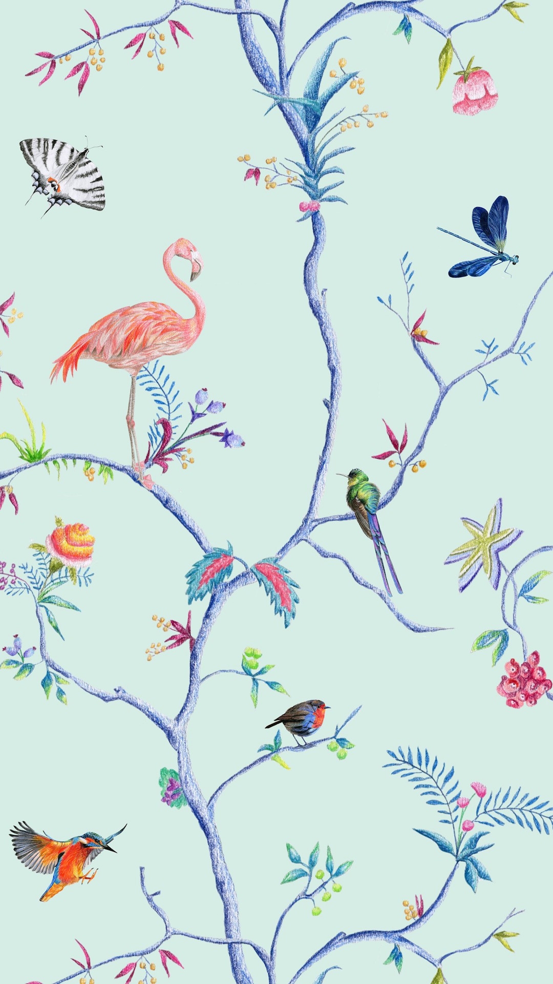 1080x1920  Обои на телефон птички - 66 фото